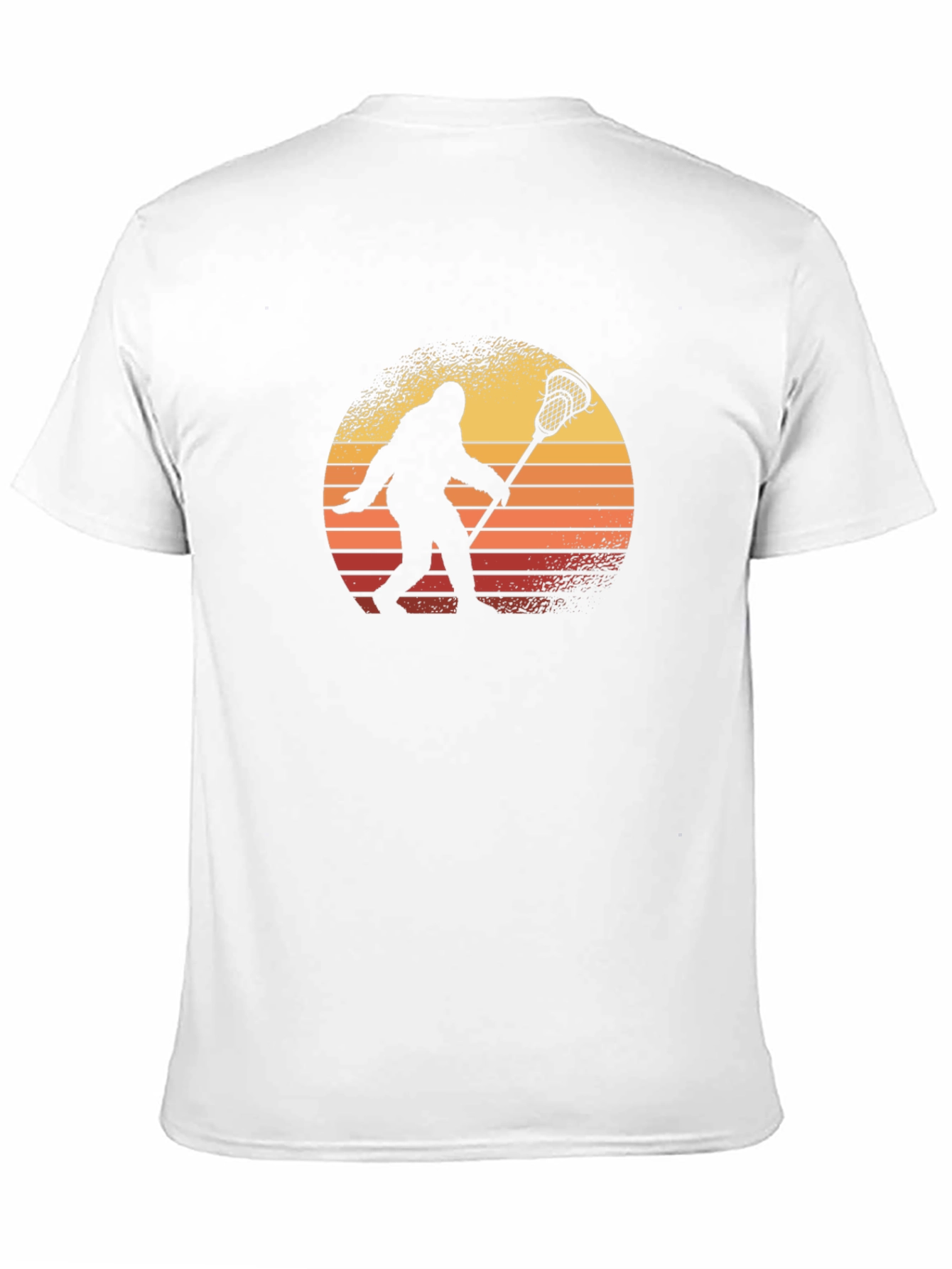 Bigfoot Lacrosse Sunset Graphic T-Shirt