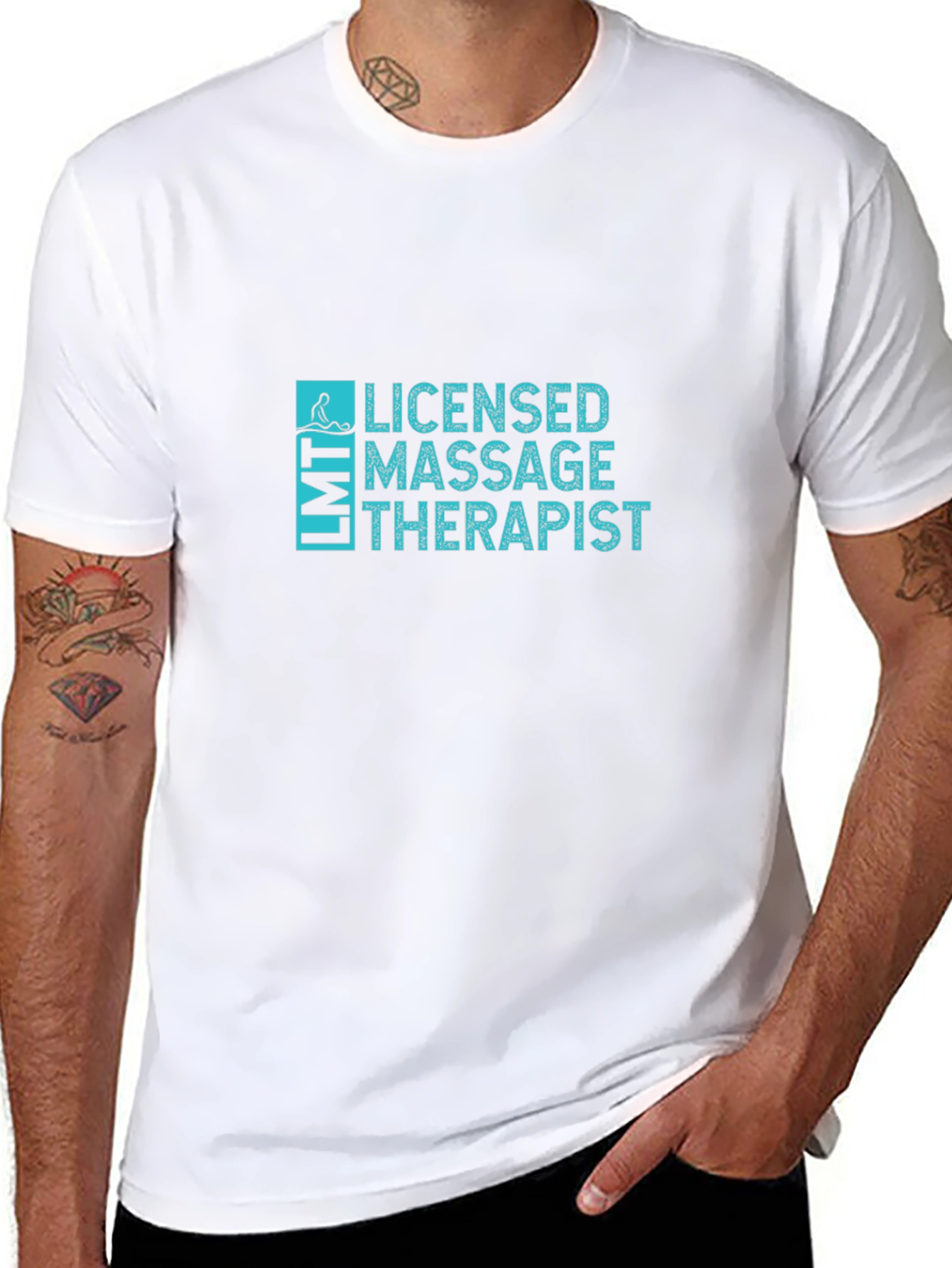 Licensed Massage Therapist Black T-Shirt