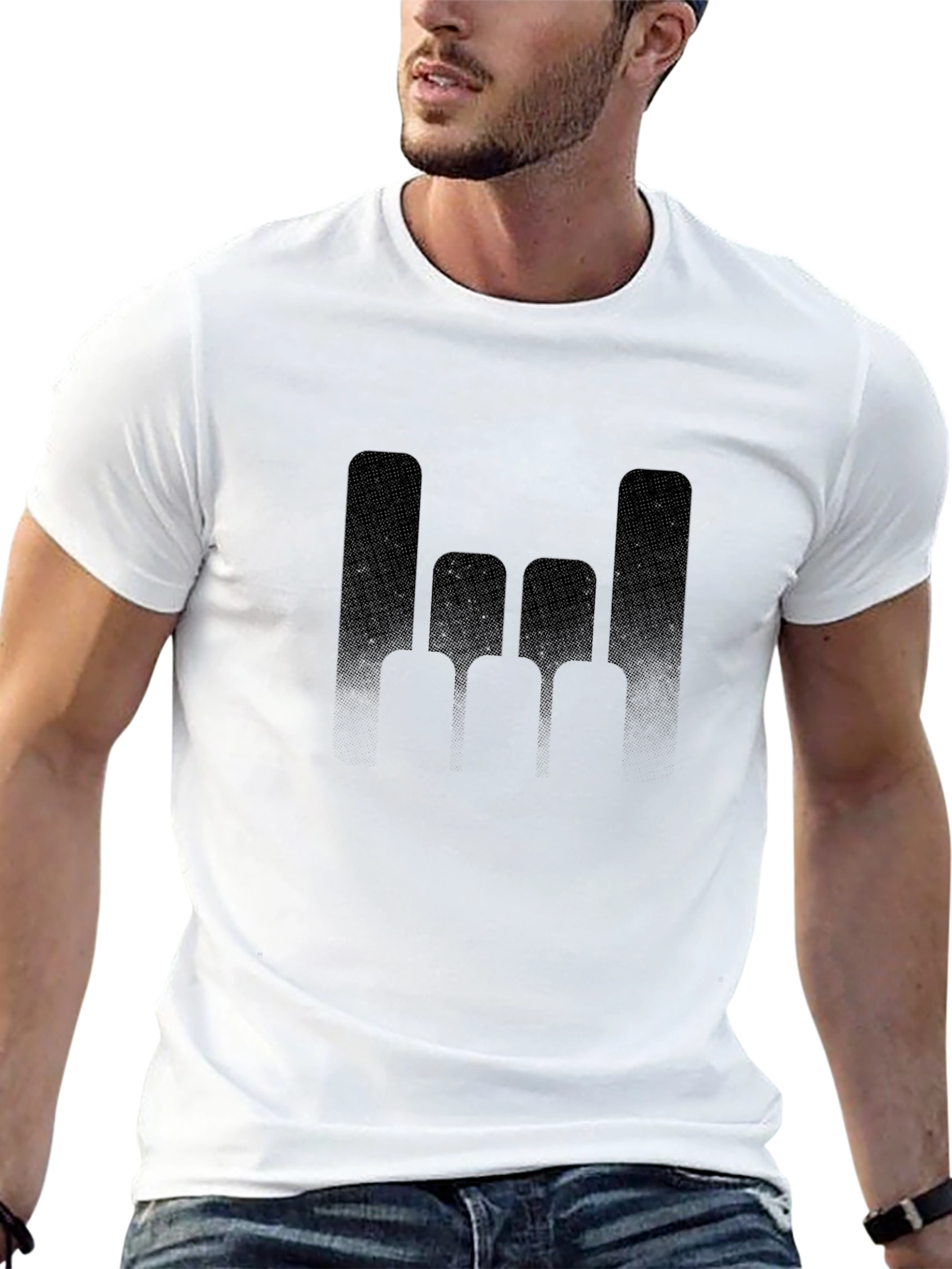 Stylish Black Graphic Tee