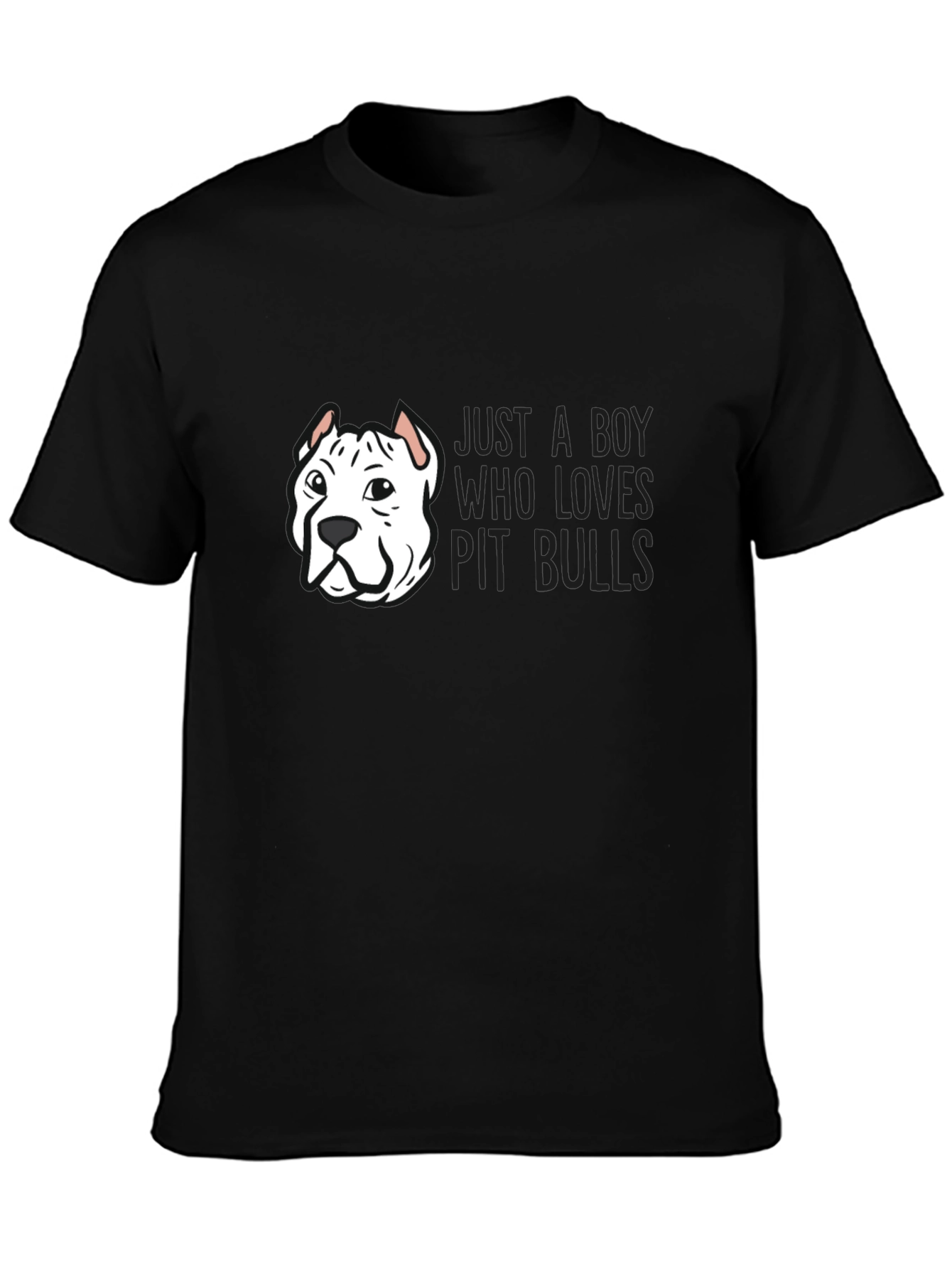 Just a Boy Who Loves Pit Bulls T-Shirt