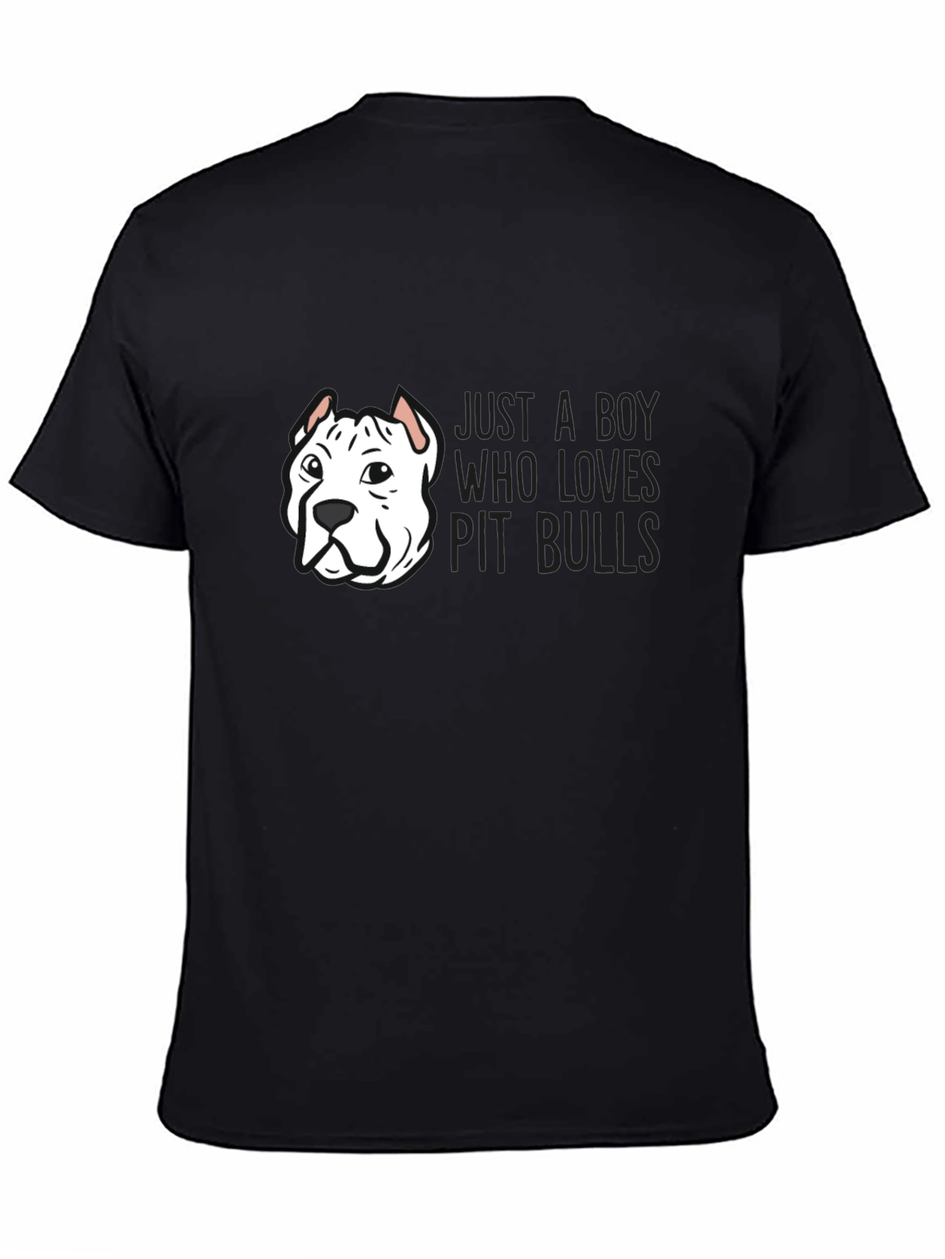 Just a Boy Who Loves Pit Bulls T-Shirt