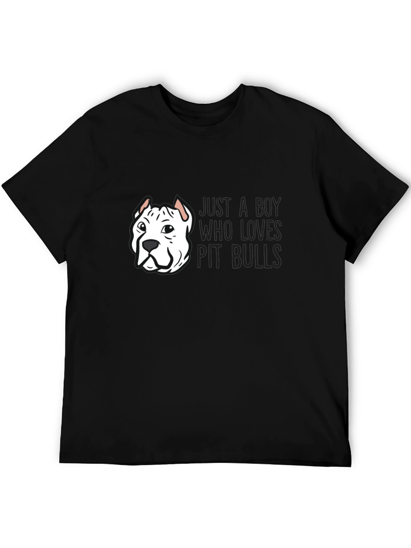 Just a Boy Who Loves Pit Bulls T-Shirt