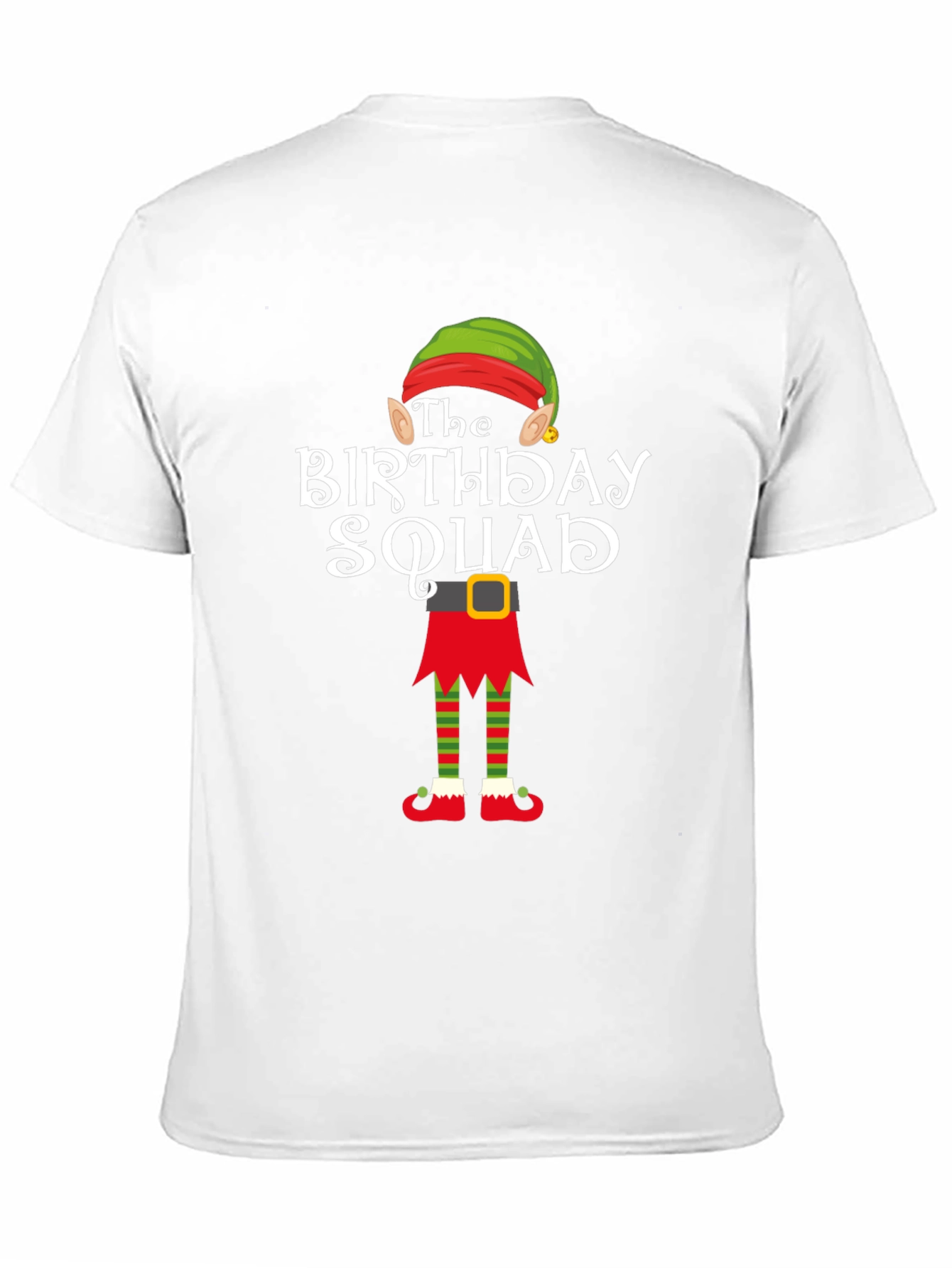 Birthday Squad Elf T-Shirt - Holiday Party Tee
