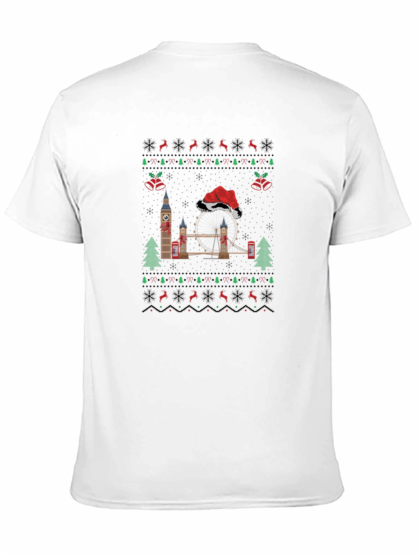 London Christmas Sweater T-Shirt