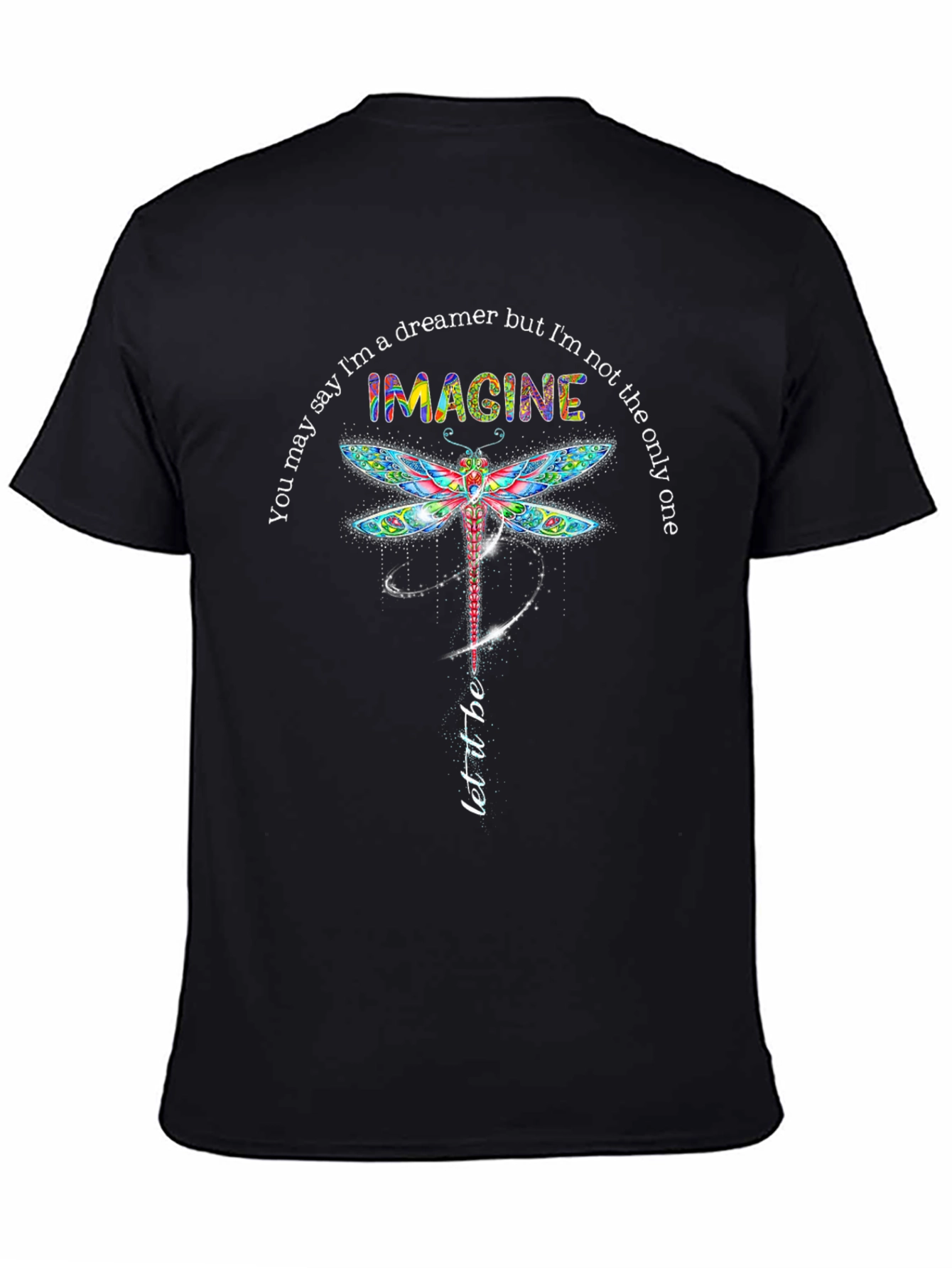Imagine Dragonfly Graphic Tee - Let it Be