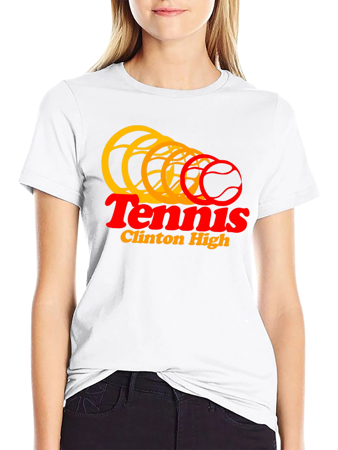 Tennis Clinton High Graphic T-Shirt