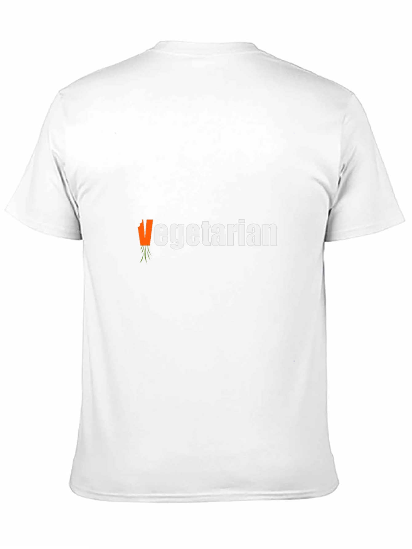 Vegetarian T-Shirt - Carrot Graphic Tee