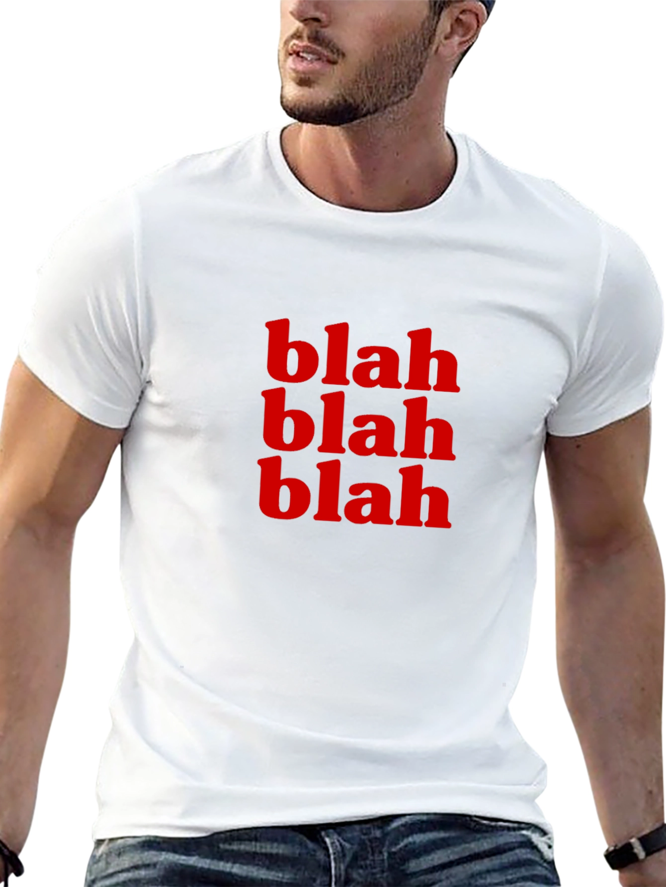 Blah Graphic Tee - Mens Black T-Shirt