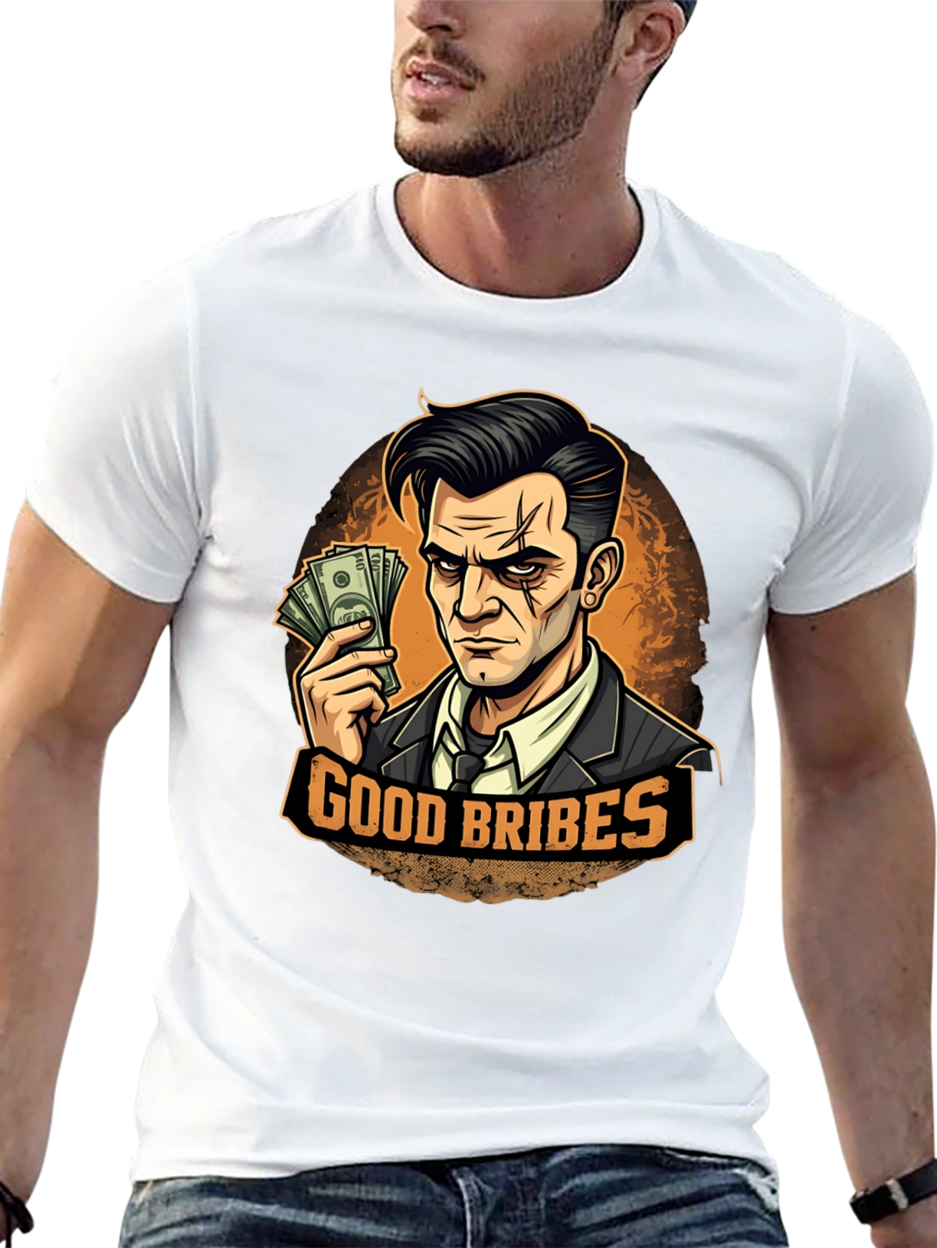 Good Bribes Graphic T-Shirt - Black