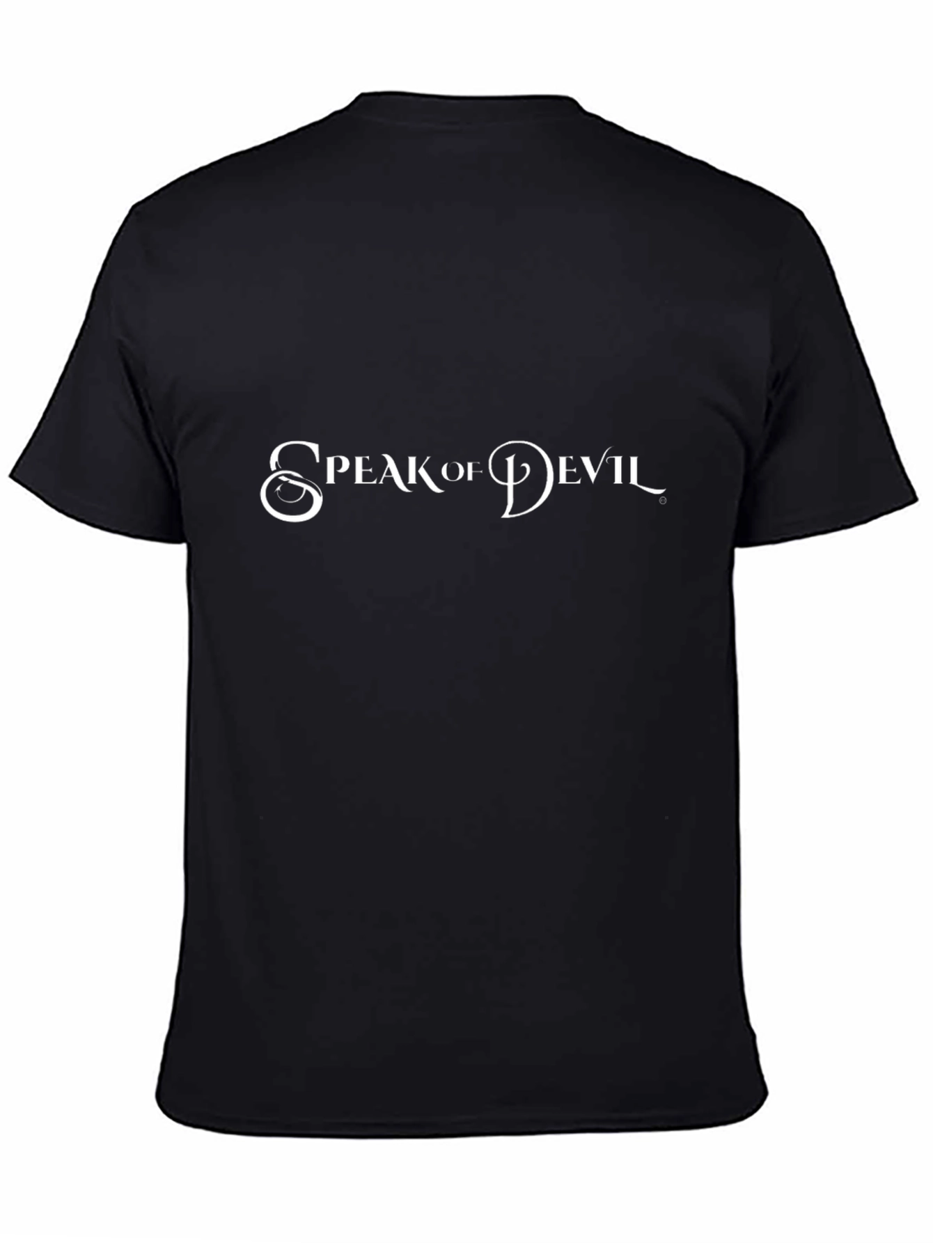 Speak of Devil Black Graphic Tee