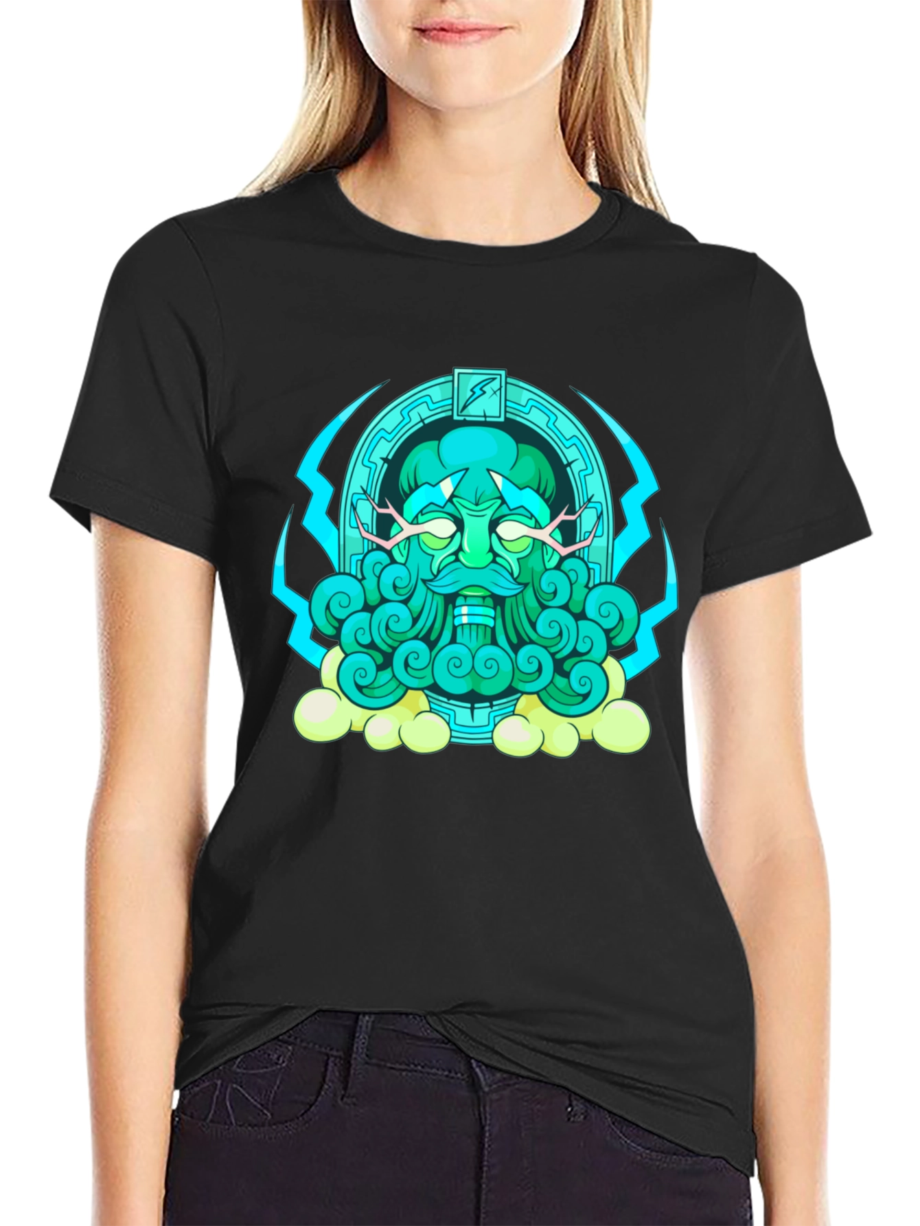 Mystical Guardian Graphic Tee - Soft Cotton Comfort