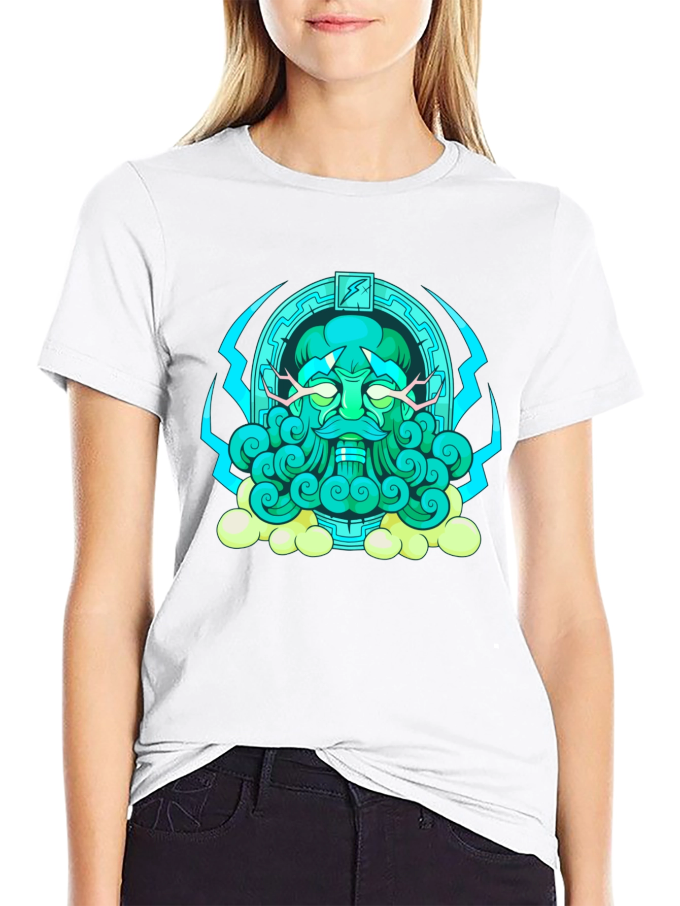 Mystical Guardian Graphic Tee - Soft Cotton Comfort