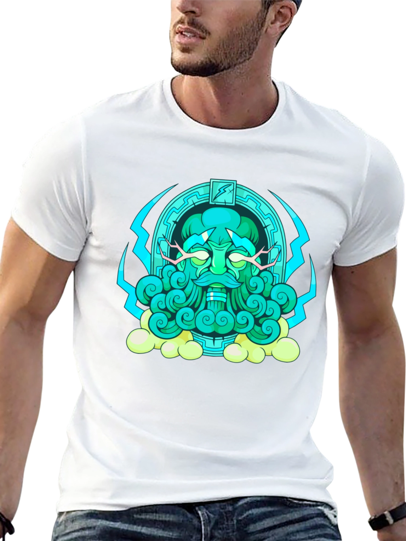 Mystical Guardian Graphic Tee - Soft Cotton Comfort