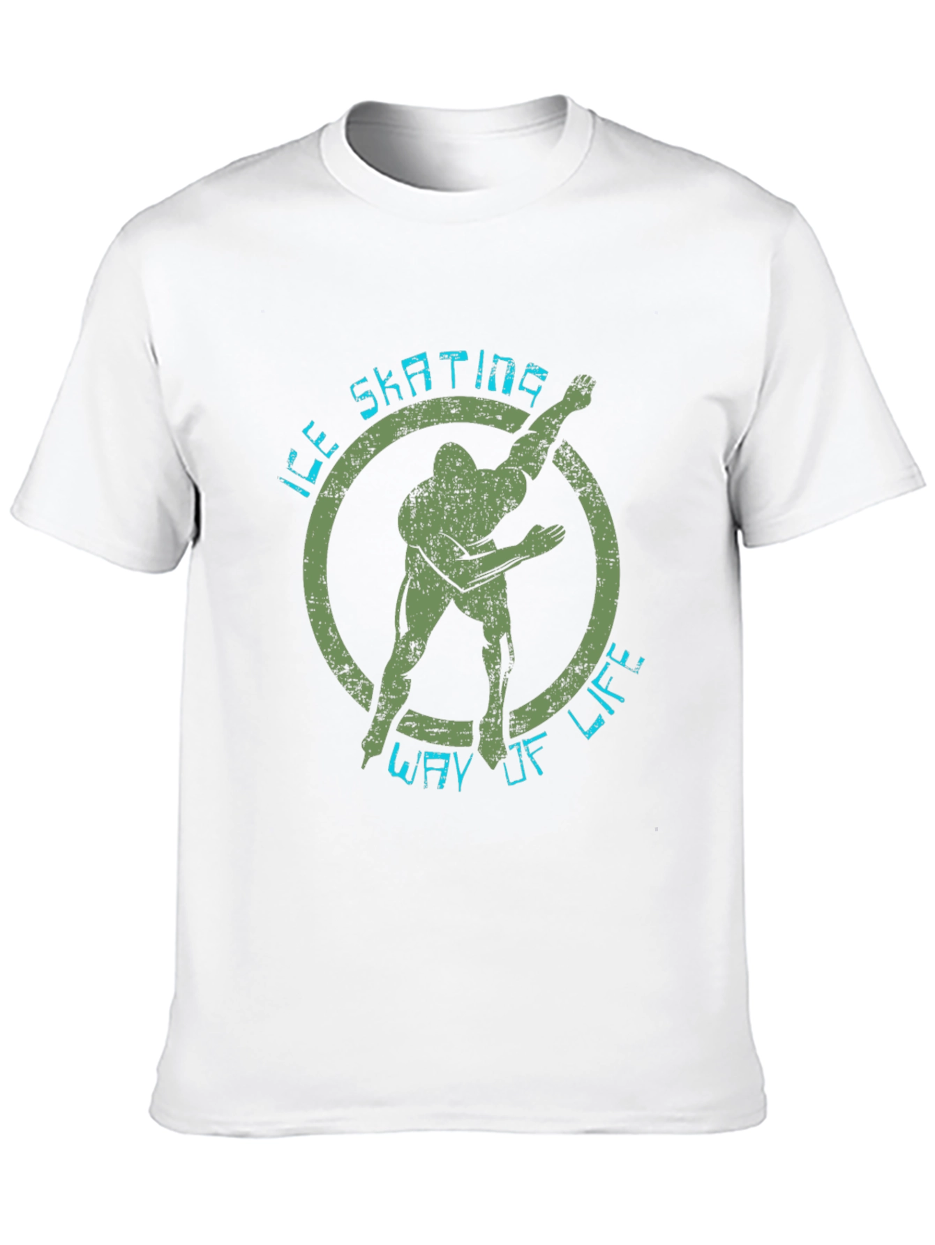Ice Skating Way of Life Black Graphic Tee