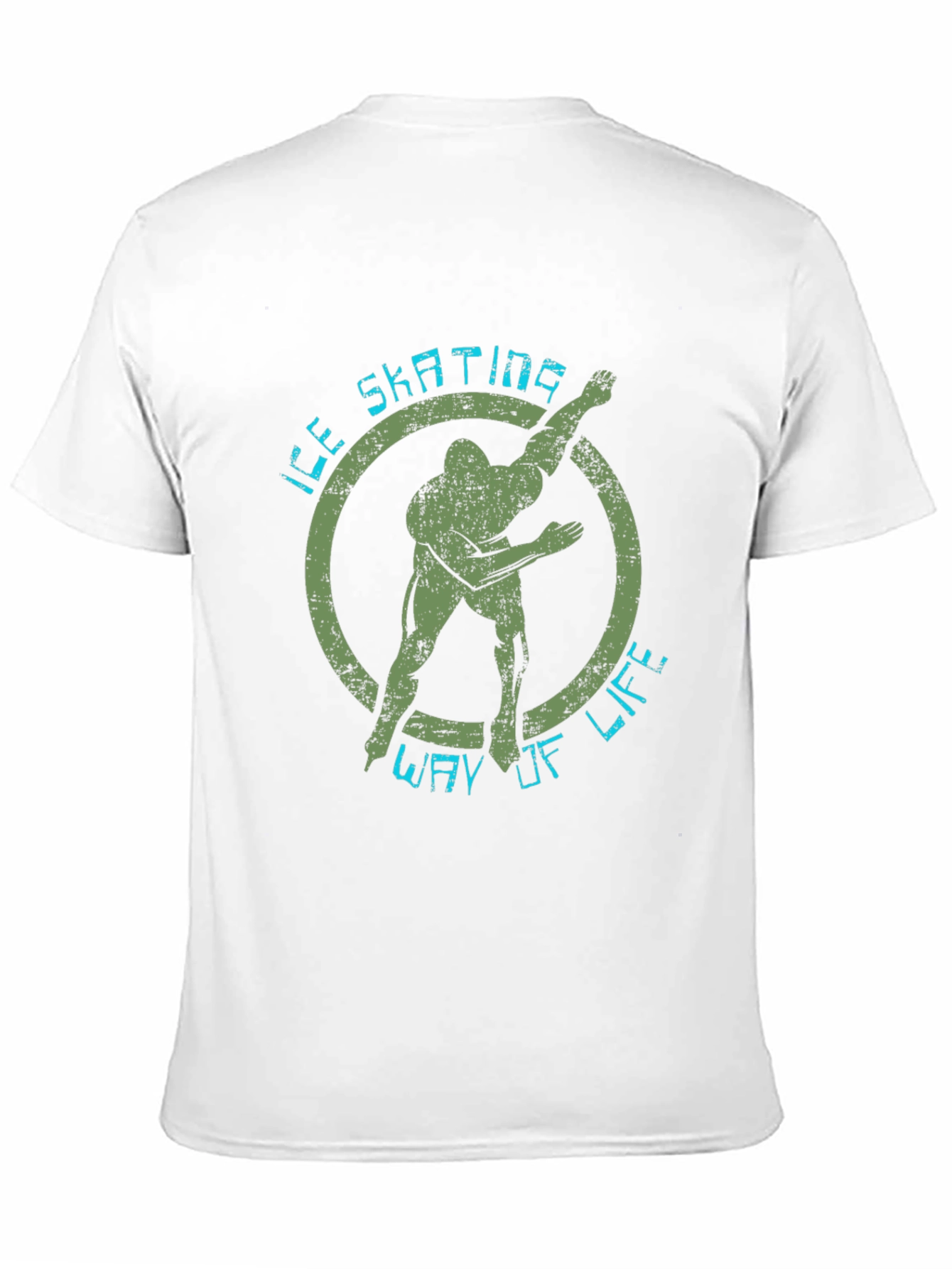 Ice Skating Way of Life Black Graphic Tee