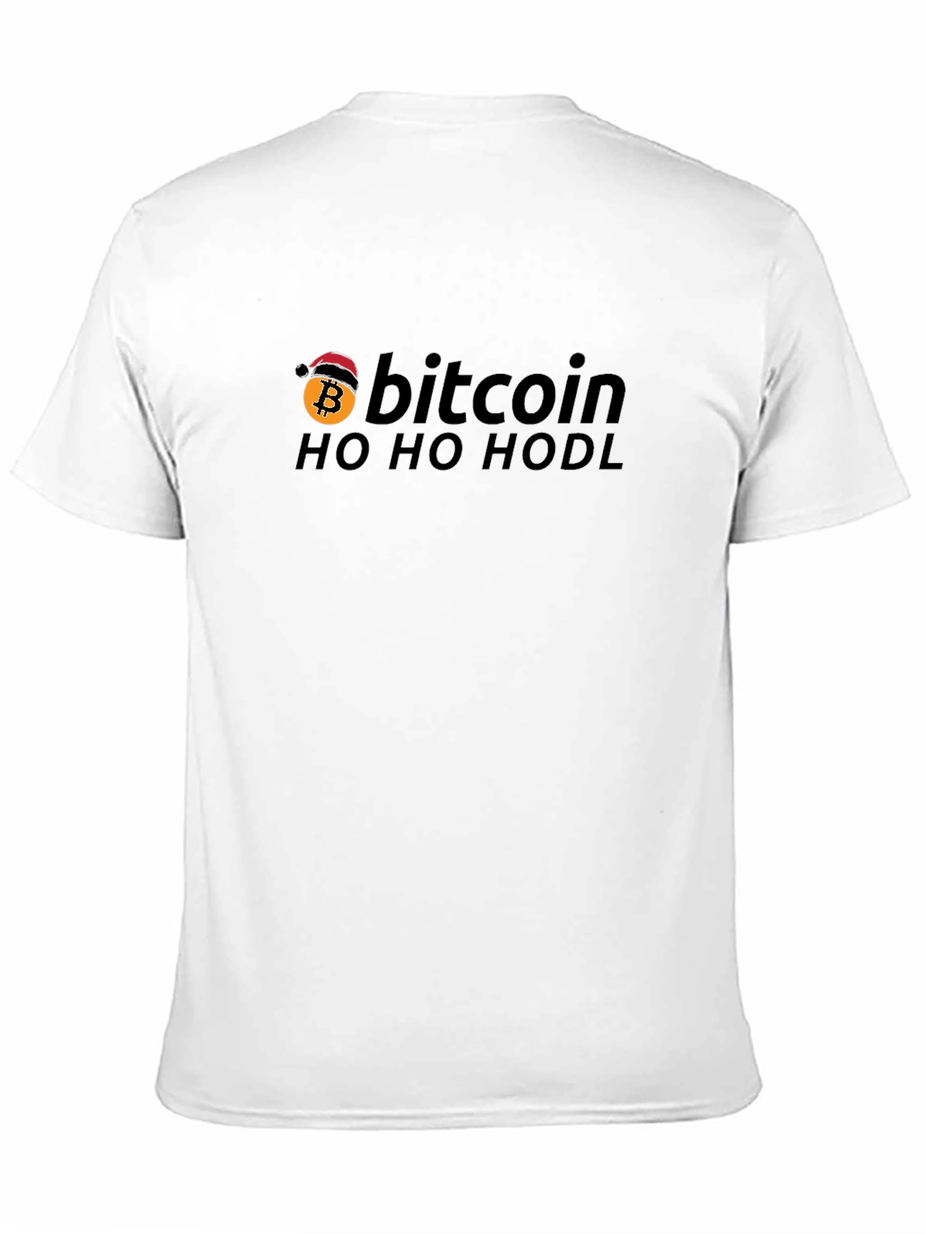 Bitcoin Santa Hat Holiday HODL T-Shirt