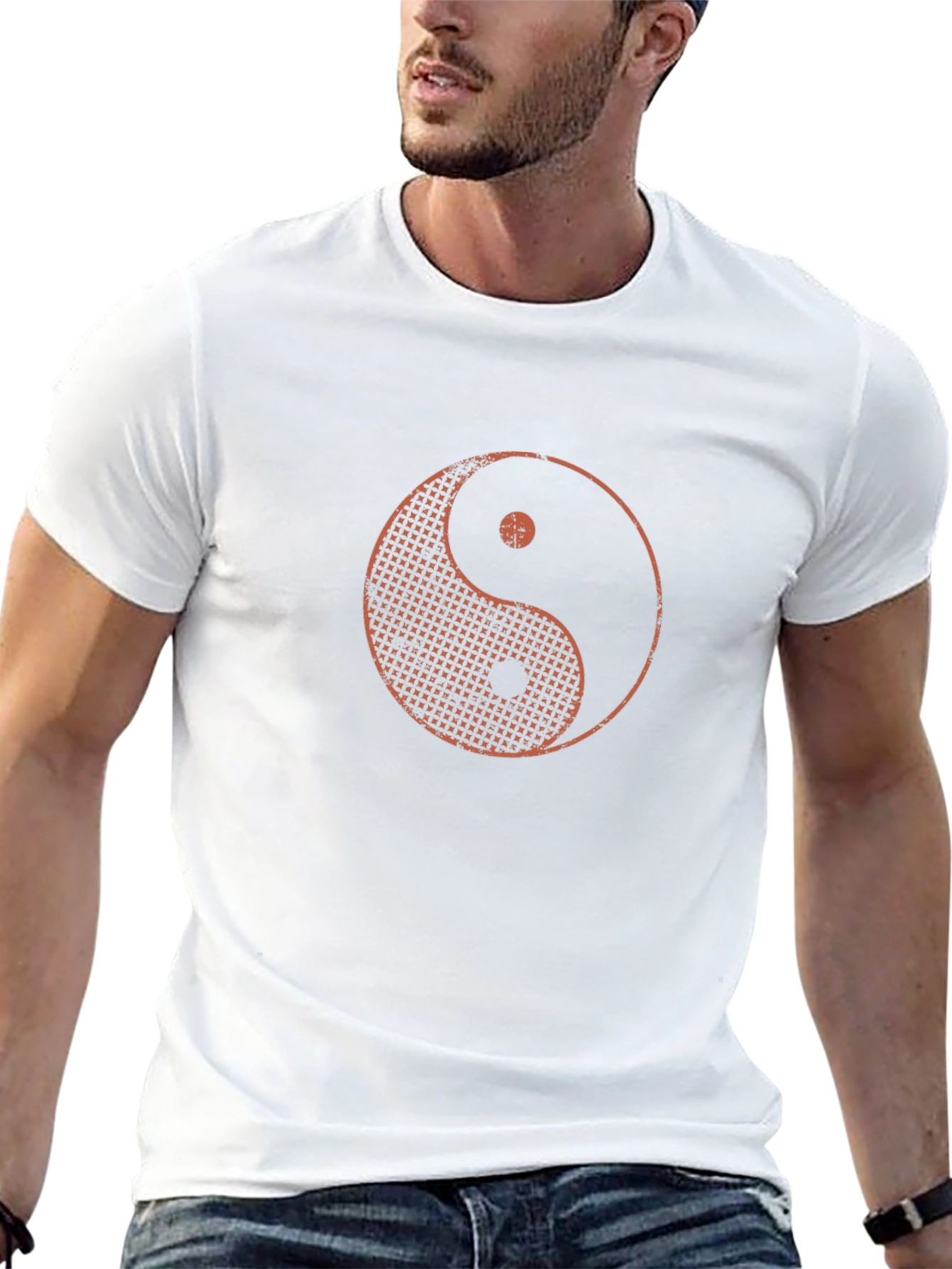 Yin Yang Graphic Tee - Balance and Style
