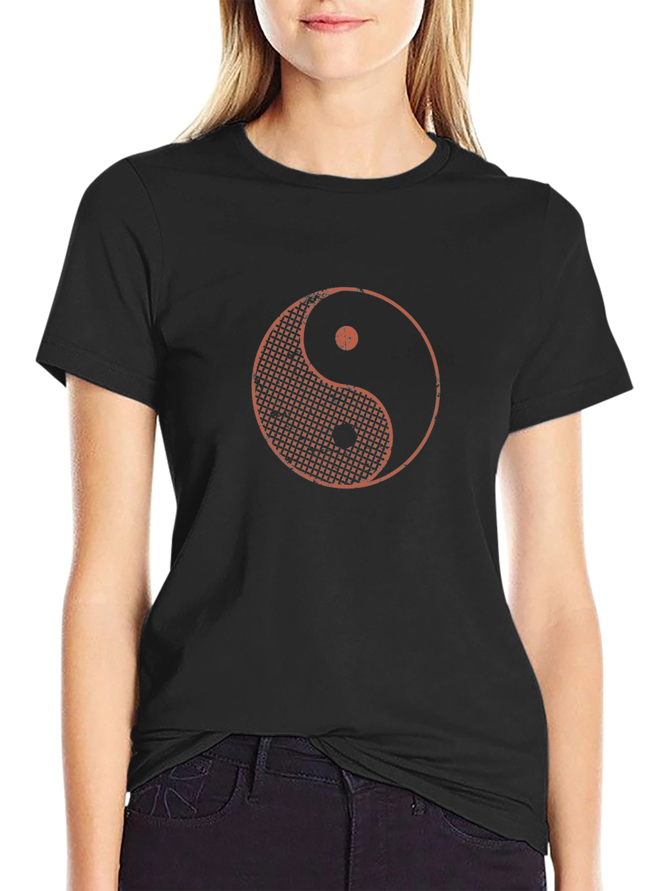 Yin Yang Graphic Tee - Balance and Style