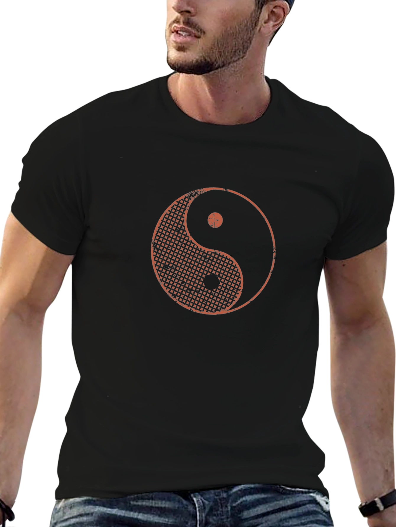 Yin Yang Graphic Tee - Balance and Style