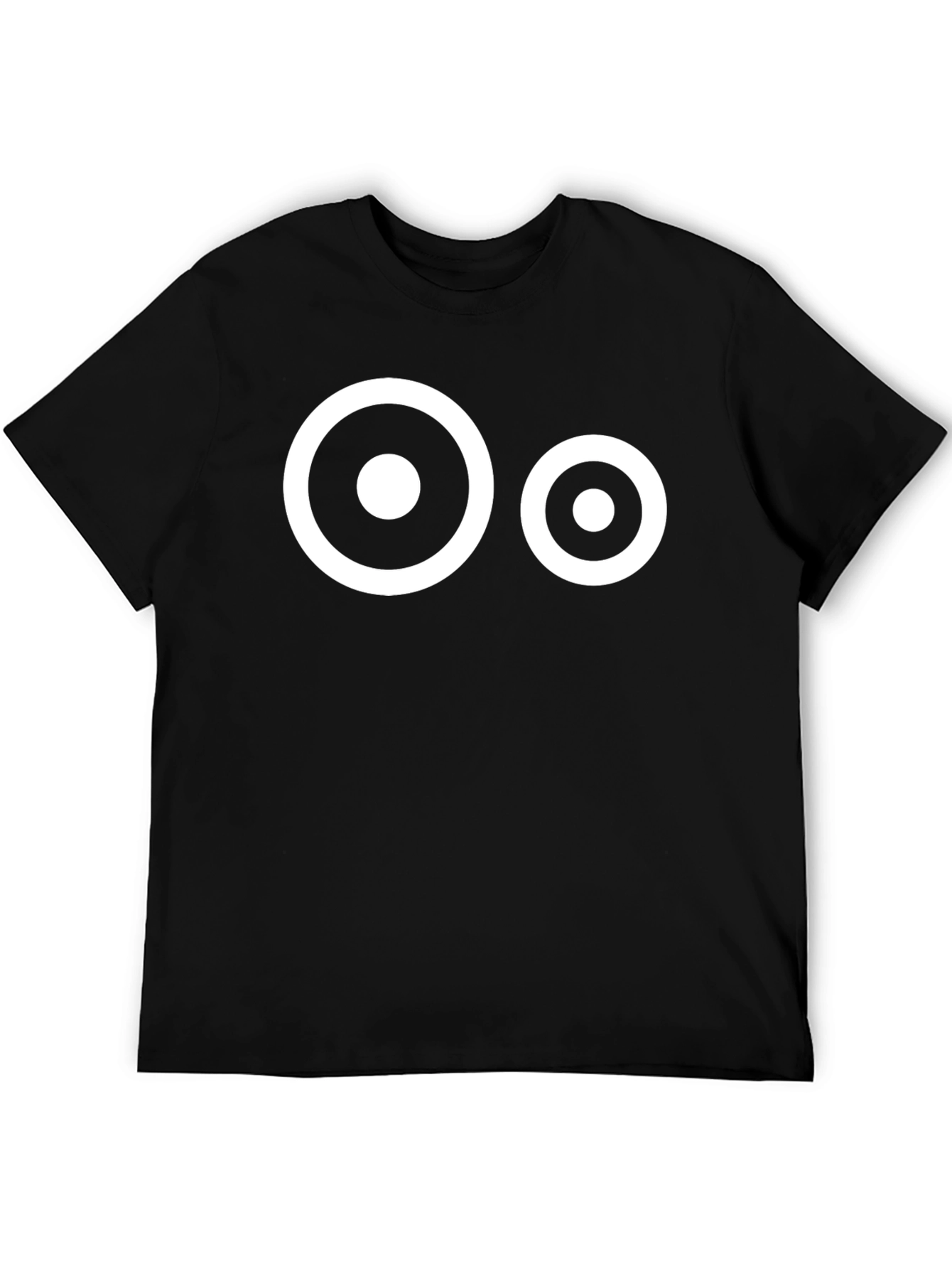 Bullseye Graphic Tee - Black Crew Neck