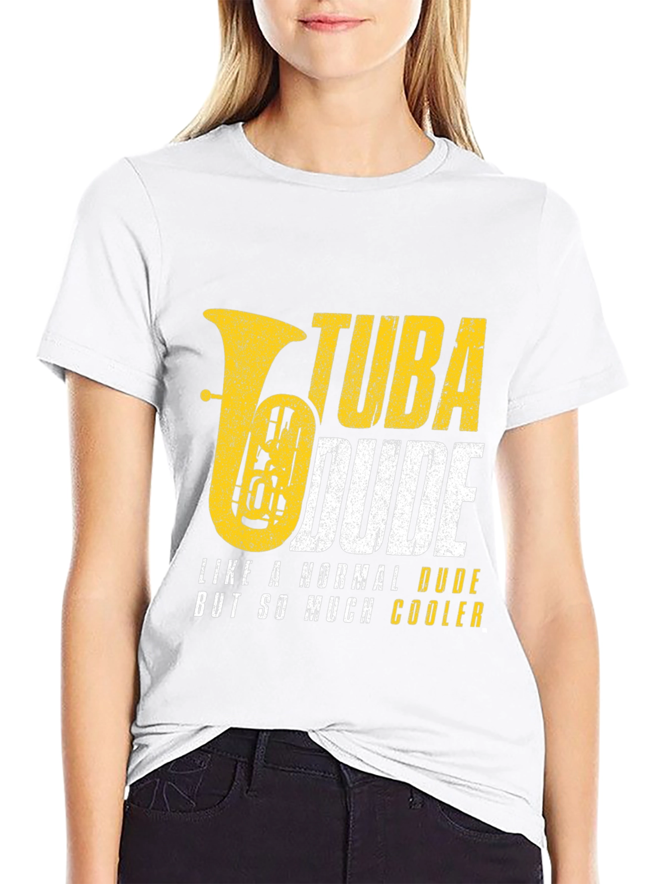 Tuba Dude T-Shirt - Musical Humor Tee