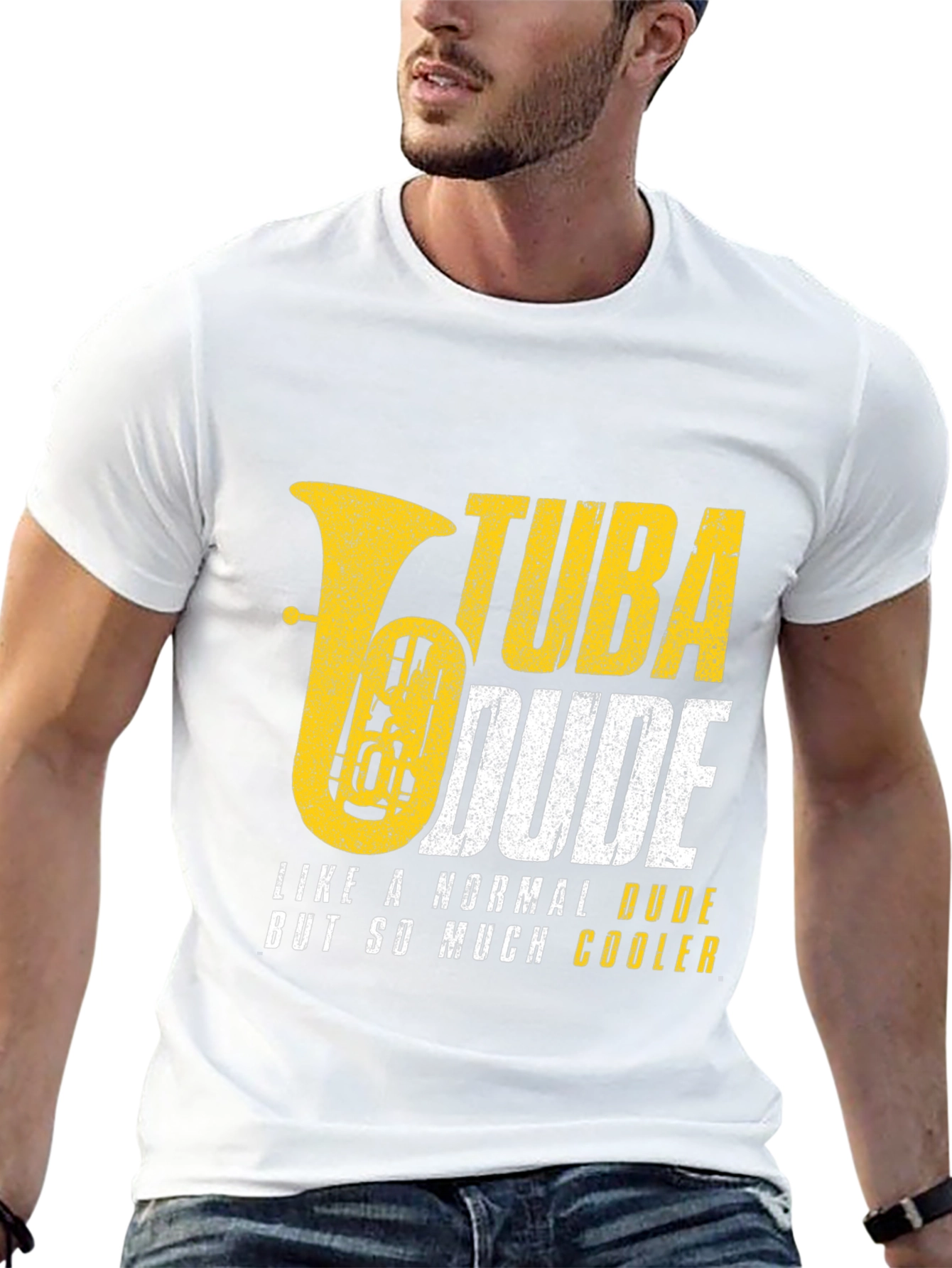 Tuba Dude T-Shirt - Musical Humor Tee