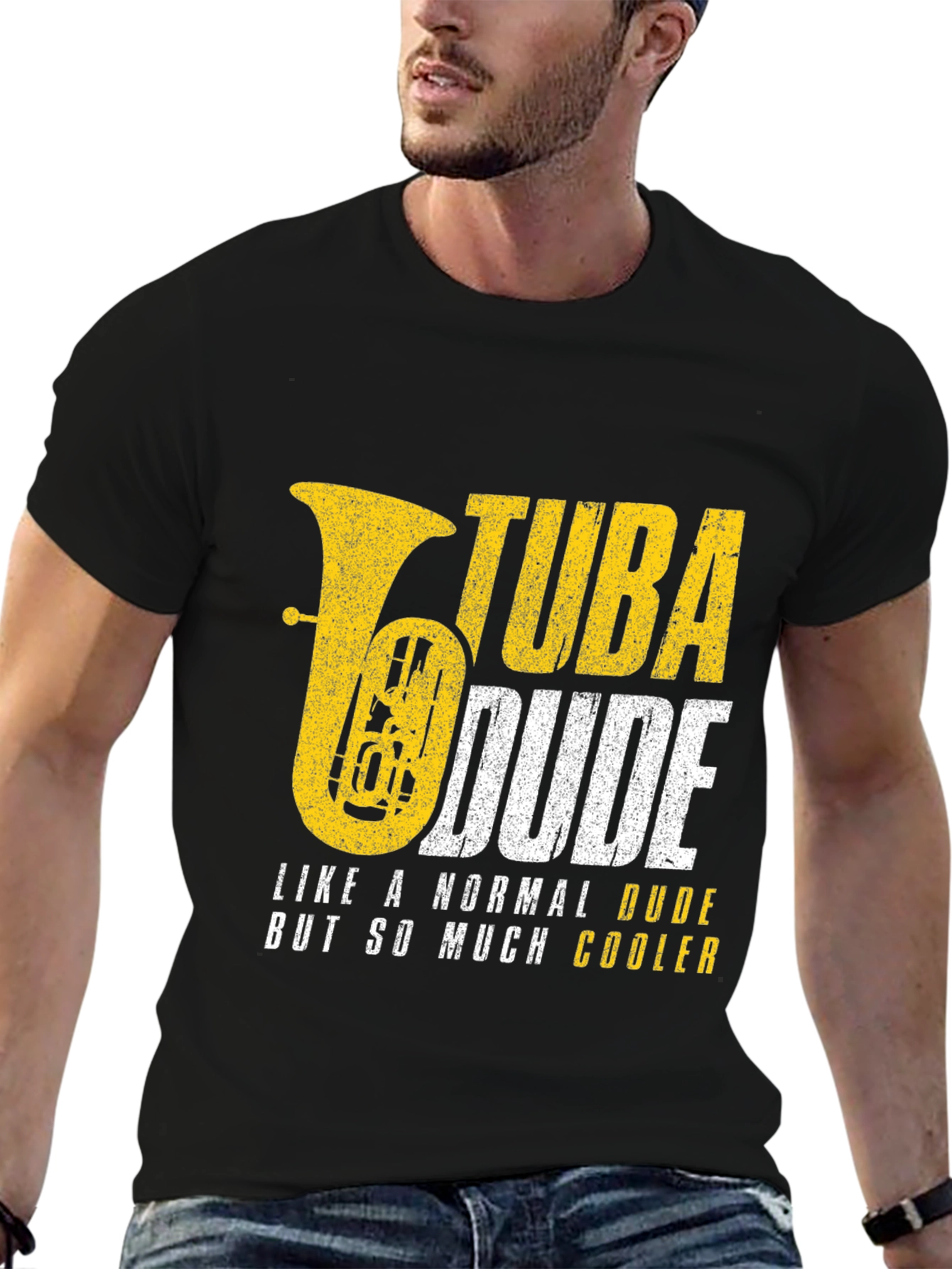 Tuba Dude T-Shirt - Musical Humor Tee