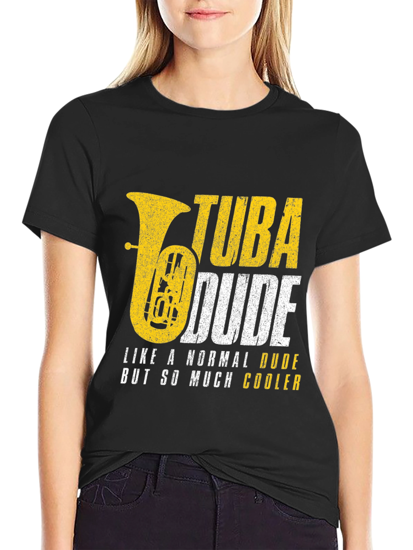 Tuba Dude T-Shirt - Musical Humor Tee