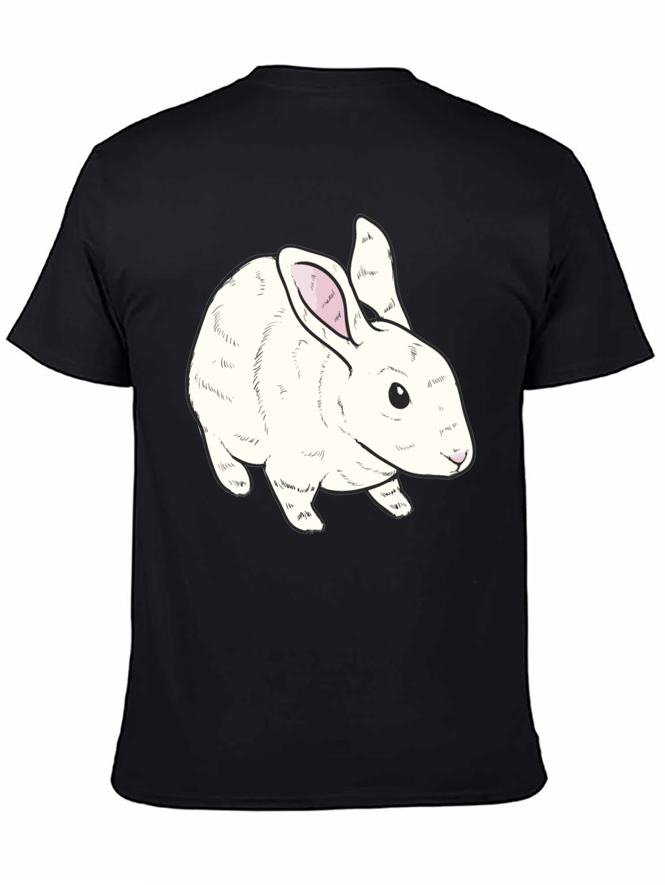 Rabbit Graphic T-Shirt - Cute Animal Tee