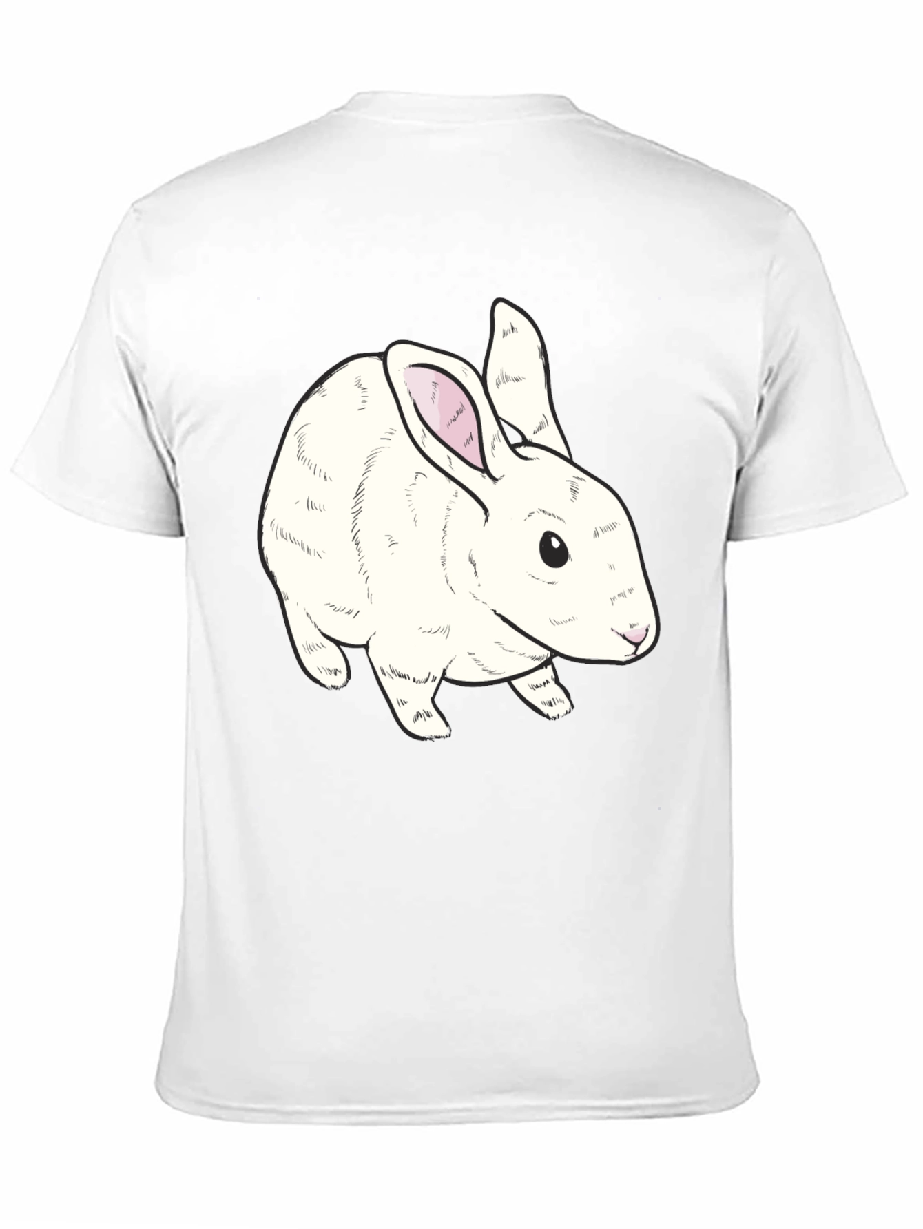 Rabbit Graphic T-Shirt - Cute Animal Tee