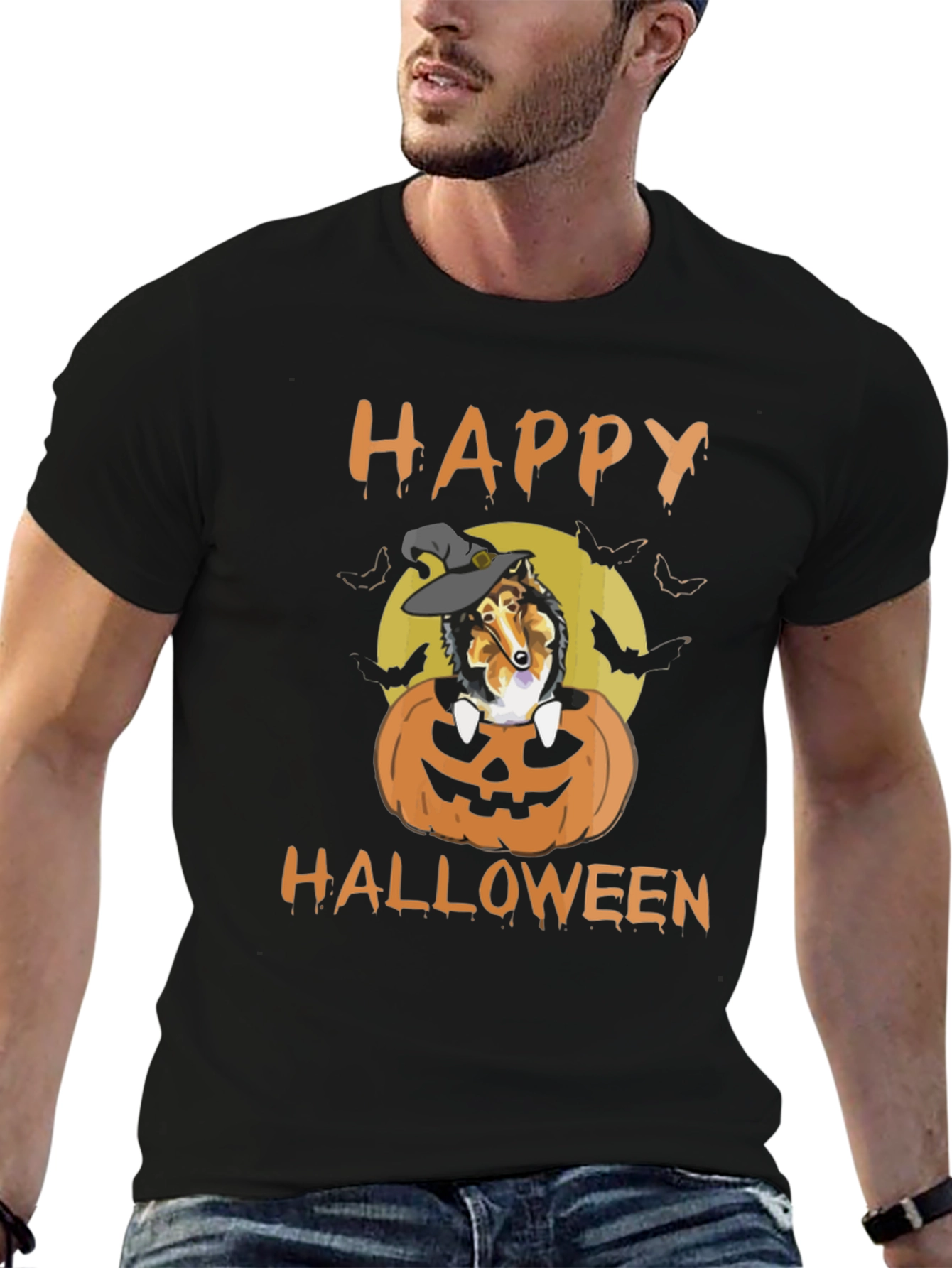 Halloween Dog Witch T-Shirt - Happy Halloween!