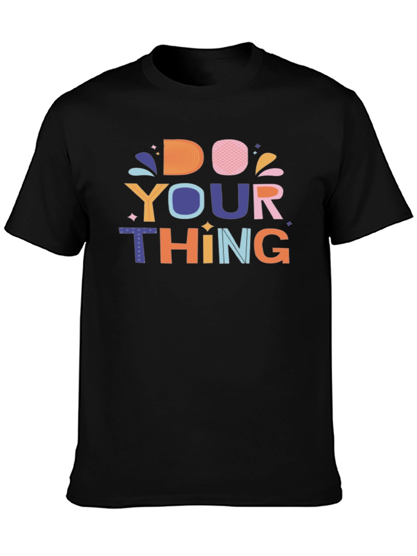Do Your Thing Graphic Tee - Stylish Black T-Shirt