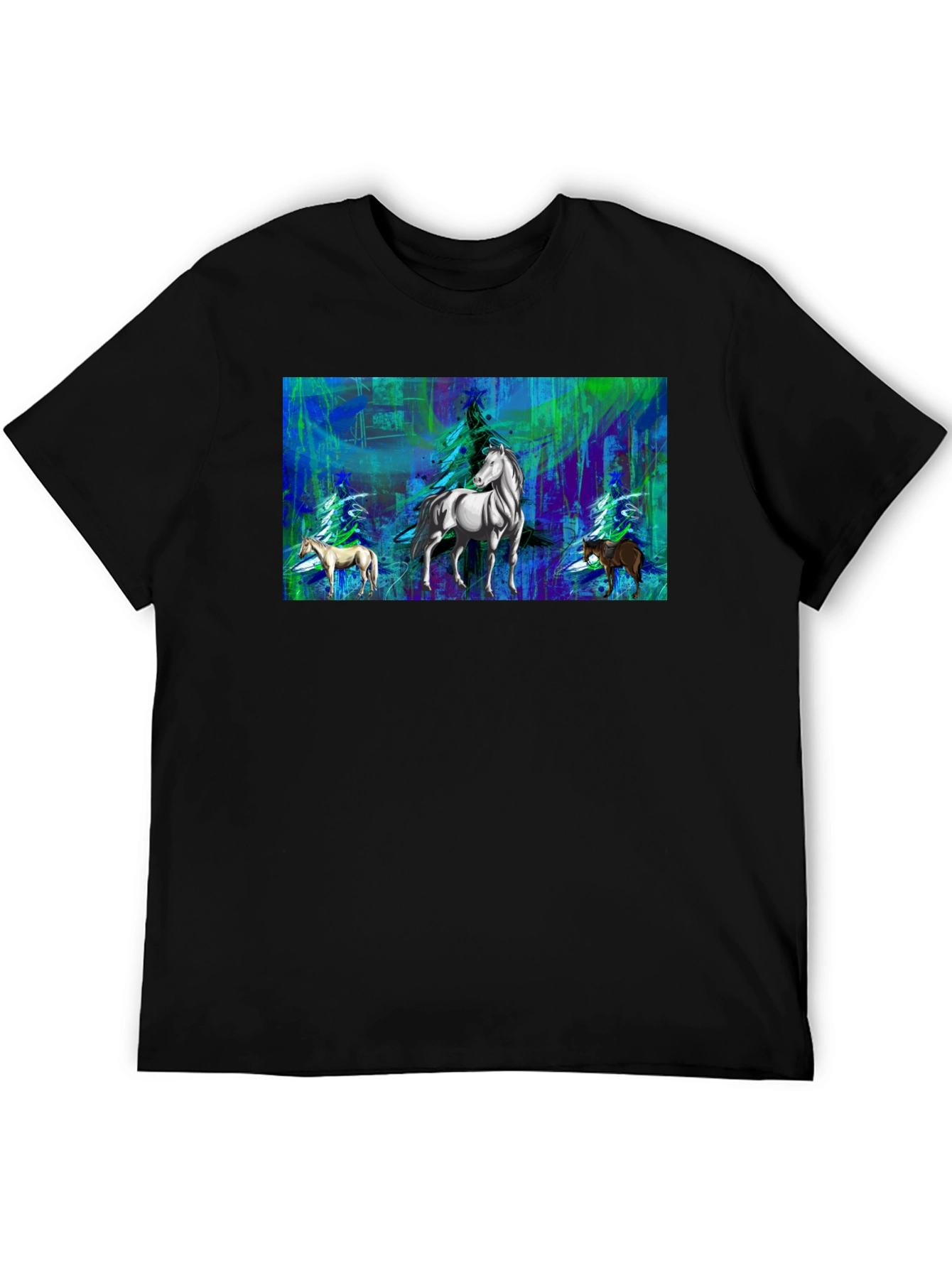 Horse Scene Graphic Tee