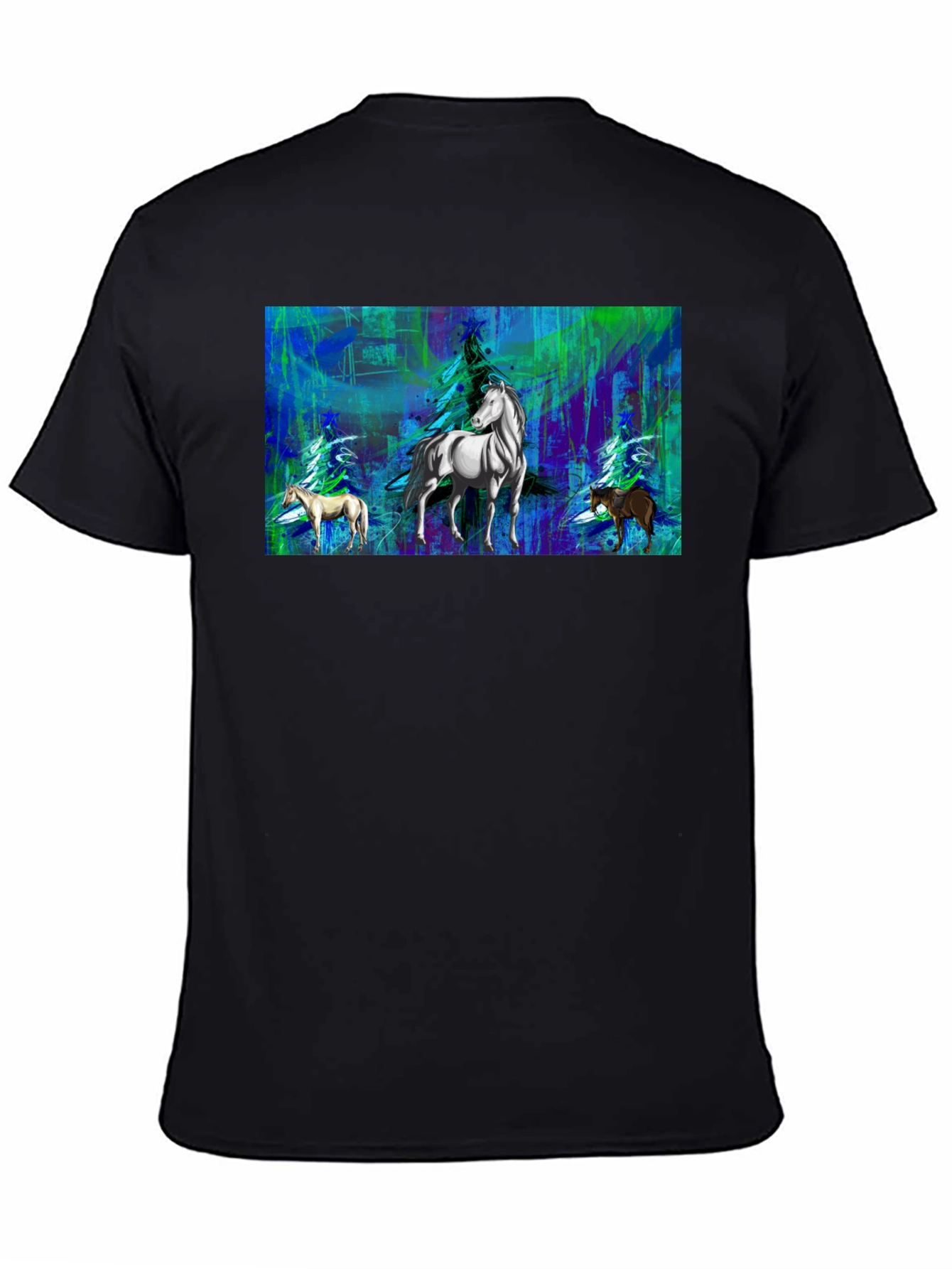 Horse Scene Graphic Tee