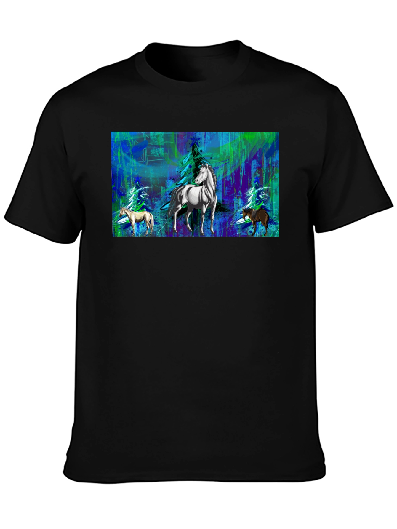 Horse Scene Graphic Tee