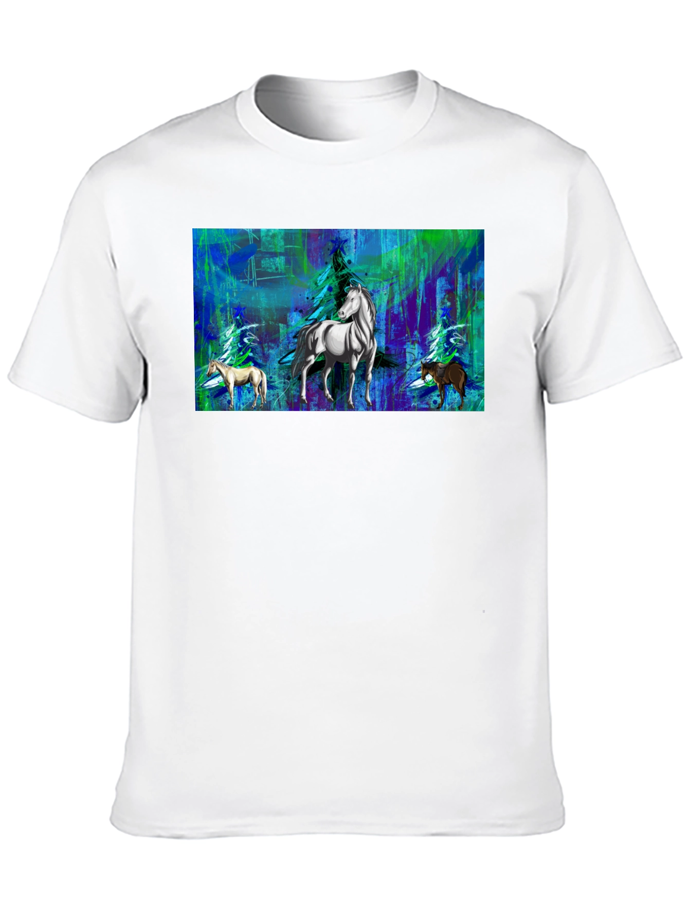Horse Scene Graphic Tee