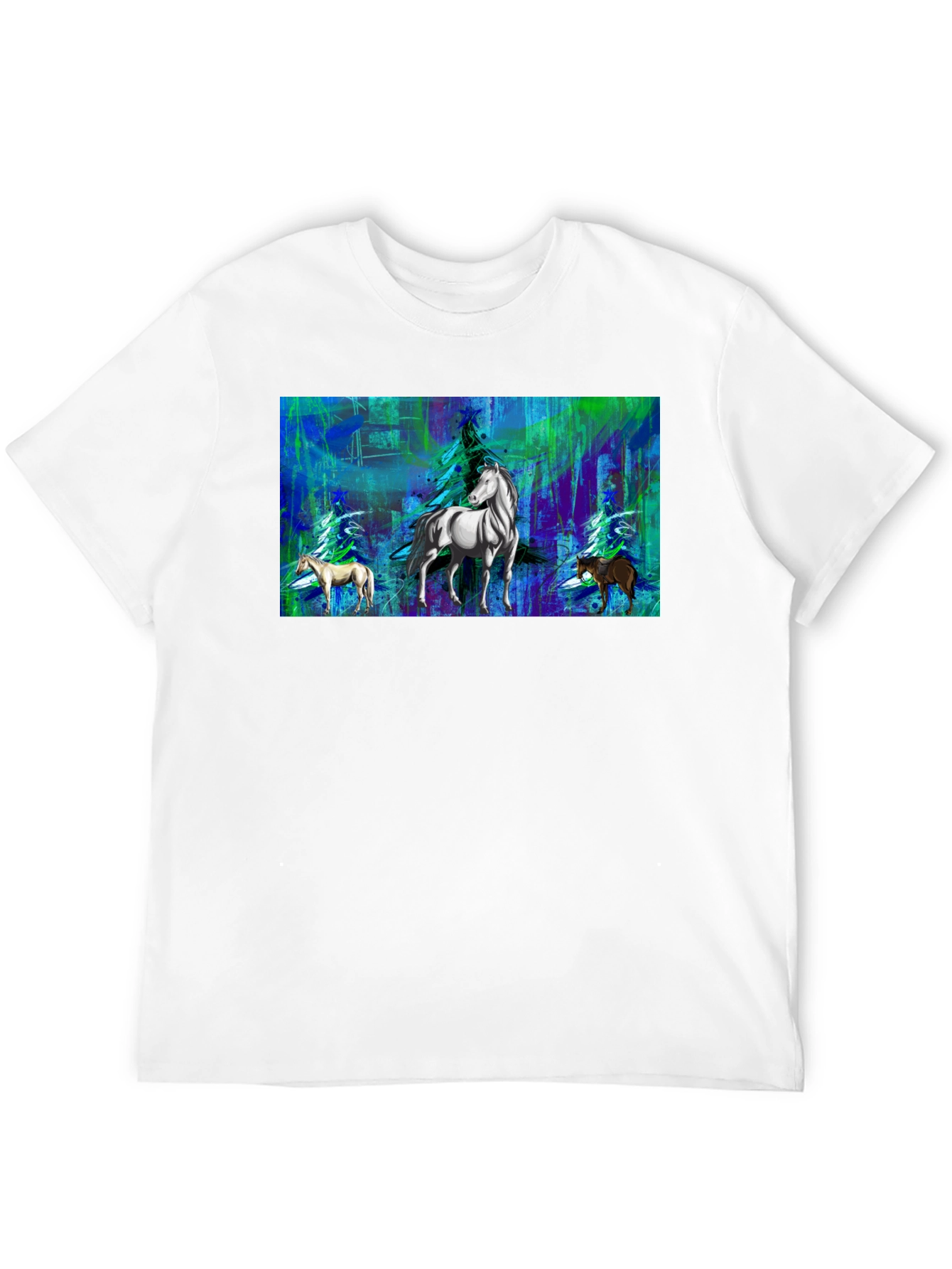 Horse Scene Graphic Tee