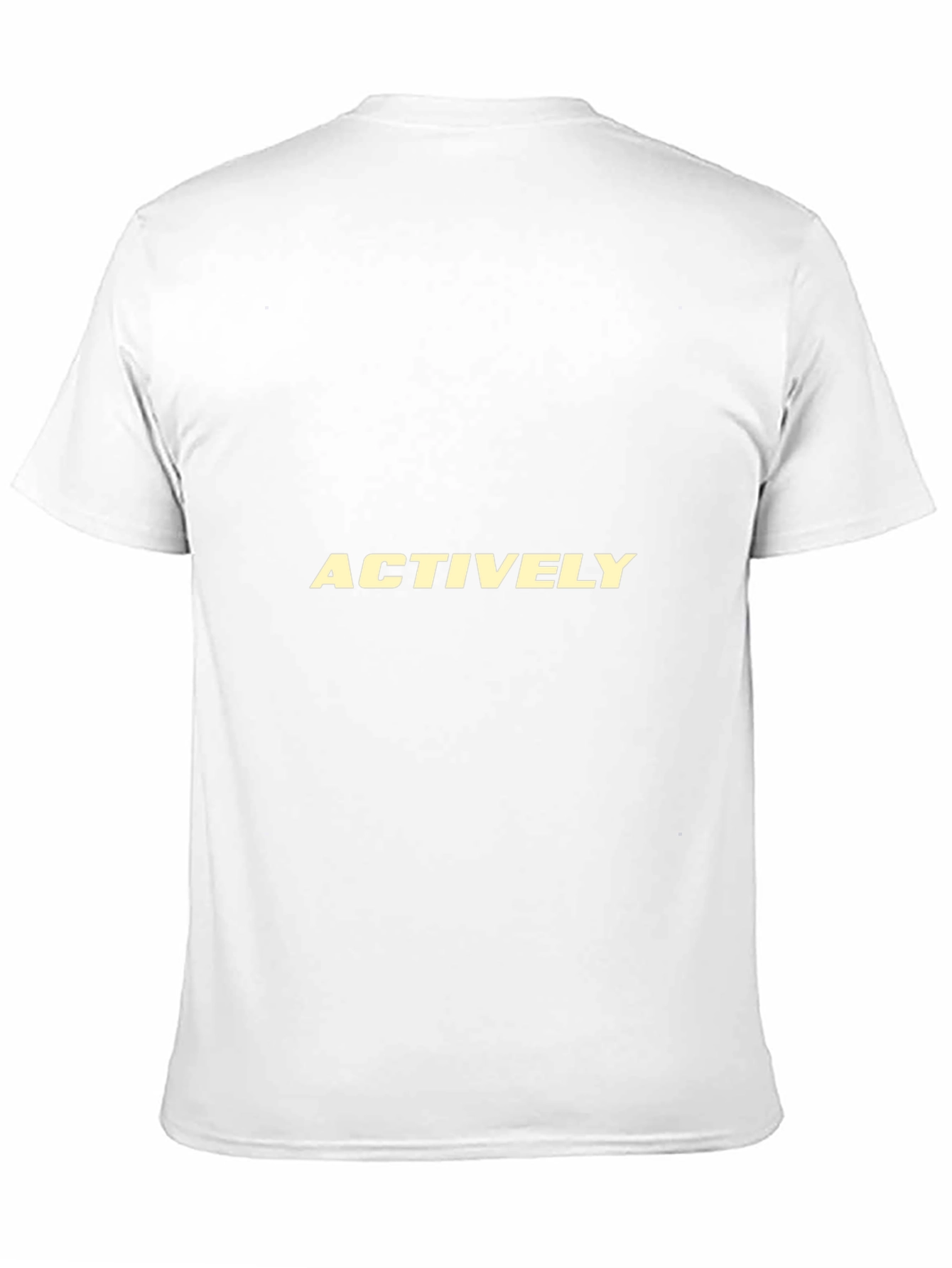 Actively Graphic Tee - Classic Black Cotton T-Shirt
