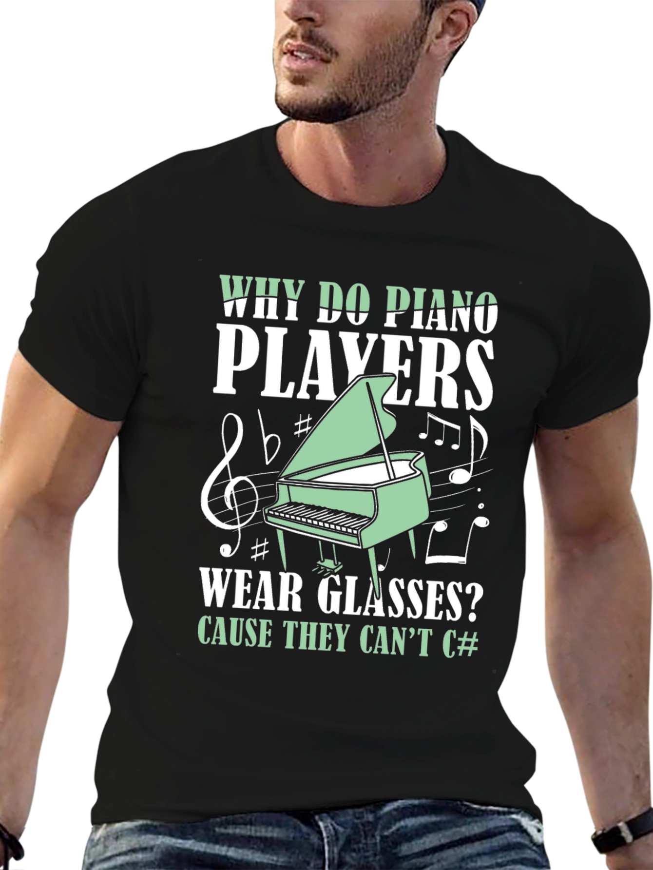 Piano Player T-Shirt - Music Pun Tee