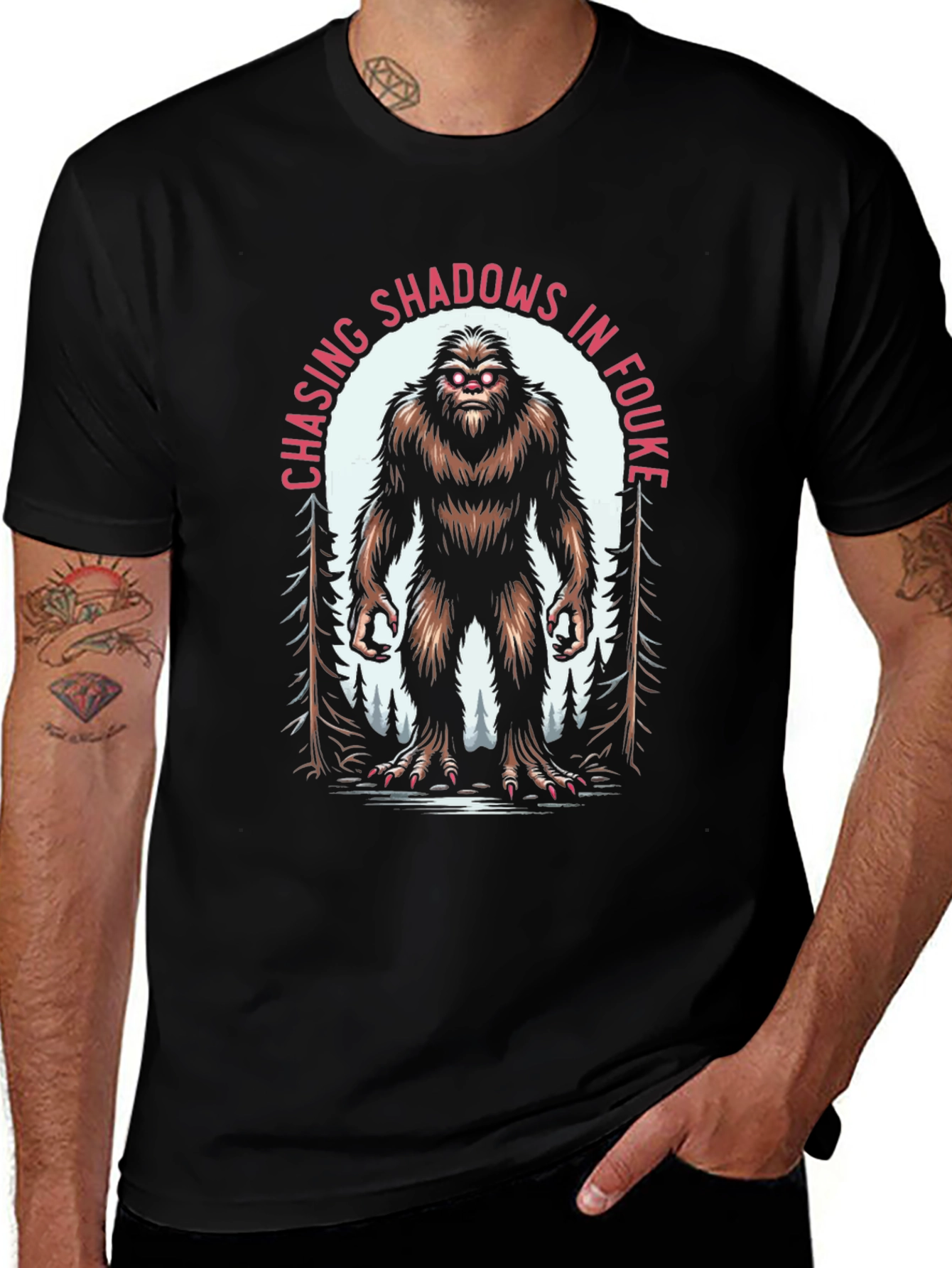 Chasing Shadows Bigfoot T-Shirt - Fouke Monster Tee