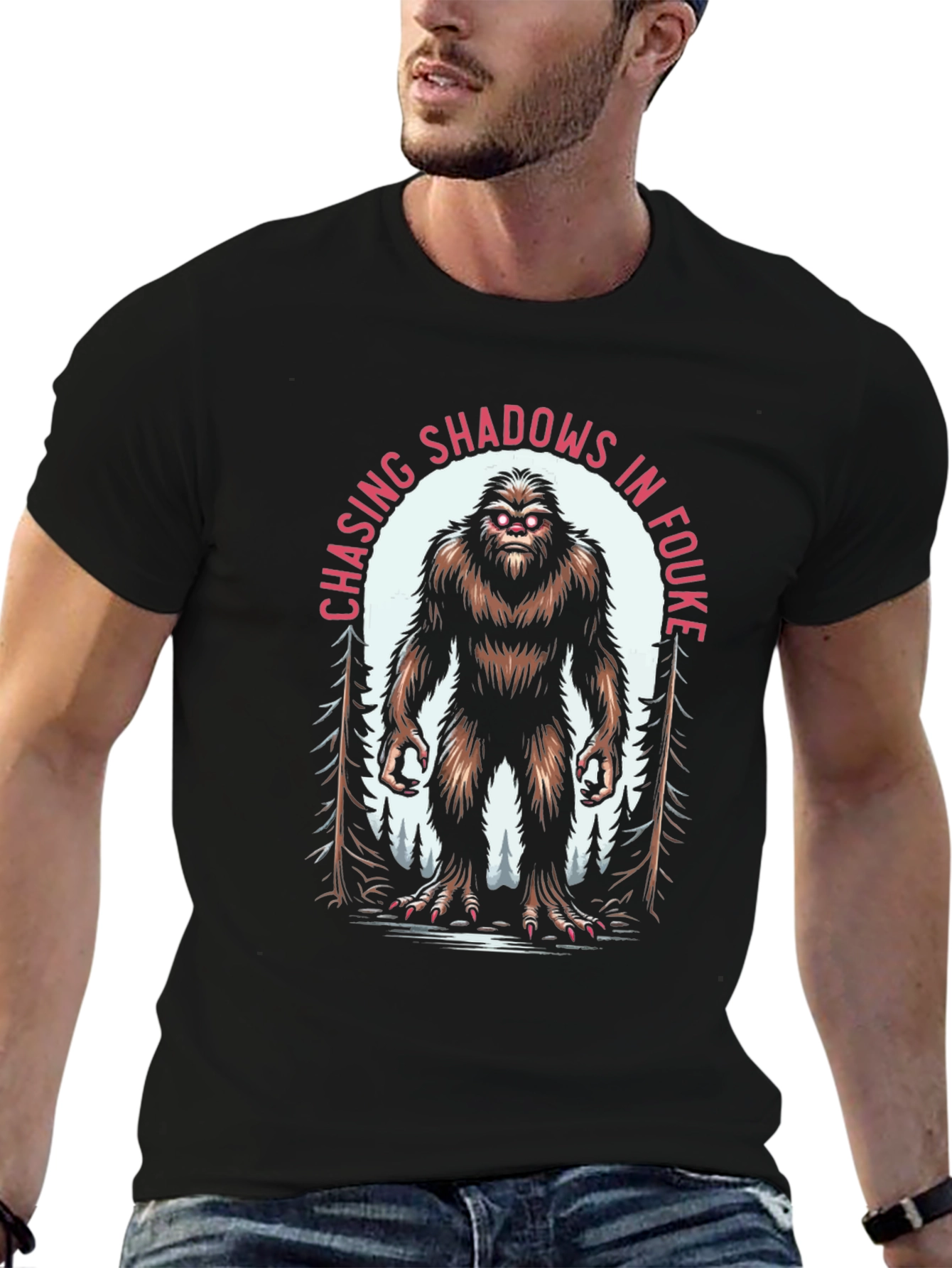 Chasing Shadows Bigfoot T-Shirt - Fouke Monster Tee