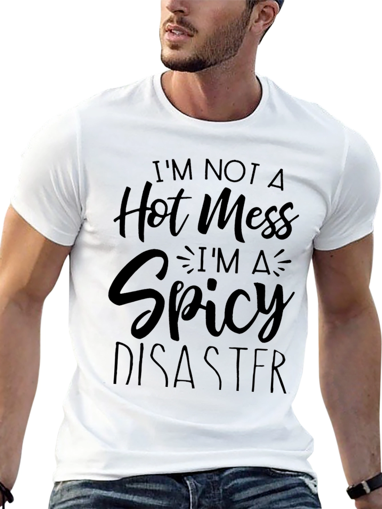 Spicy Disaster Black Graphic Tee