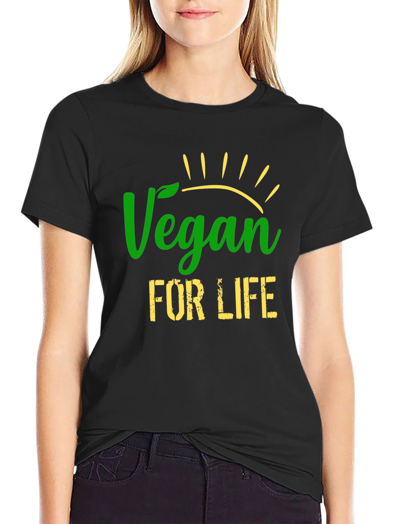Vegan for Life T-Shirt - Stylish Vegan Apparel