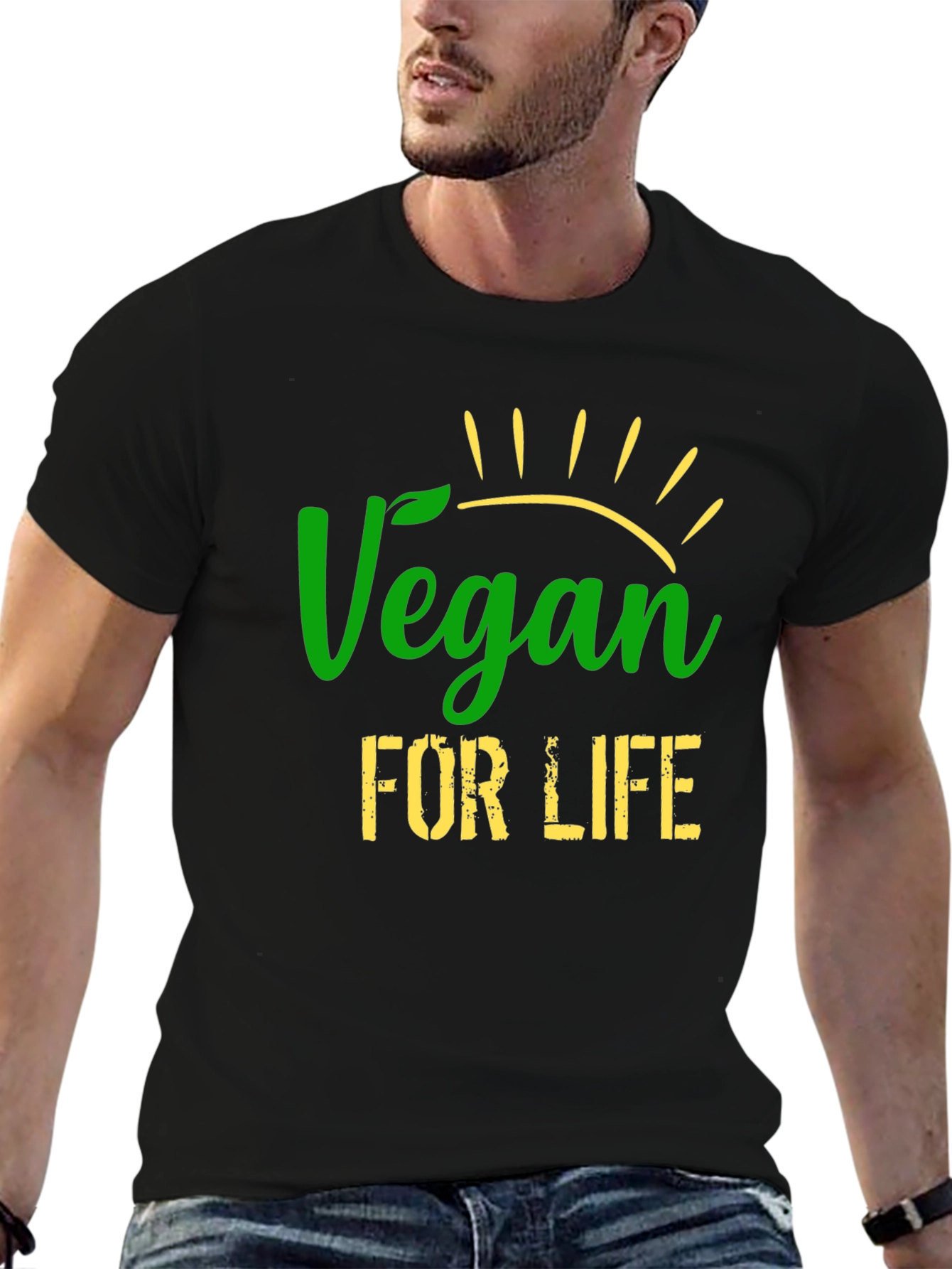 Vegan for Life T-Shirt - Stylish Vegan Apparel