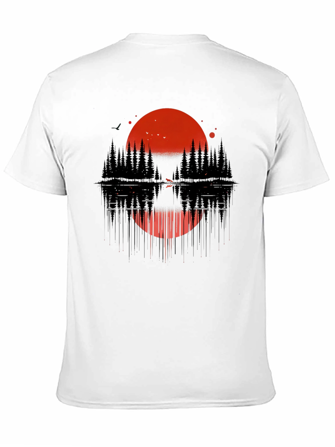 Sunset Forest Graphic Tee - Nature Inspired Design