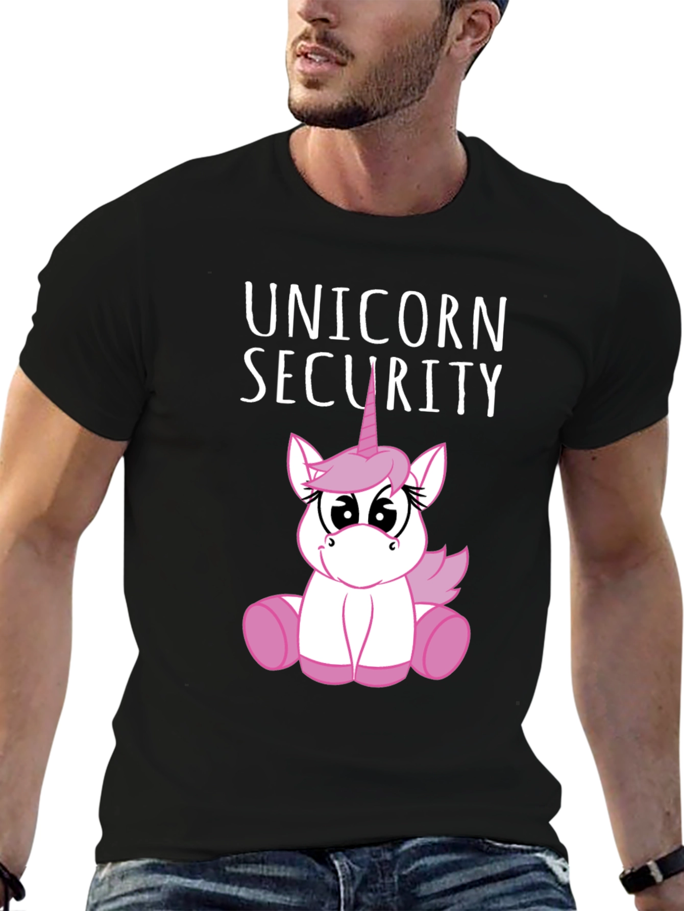 Unicorn Security Graphic T-Shirt