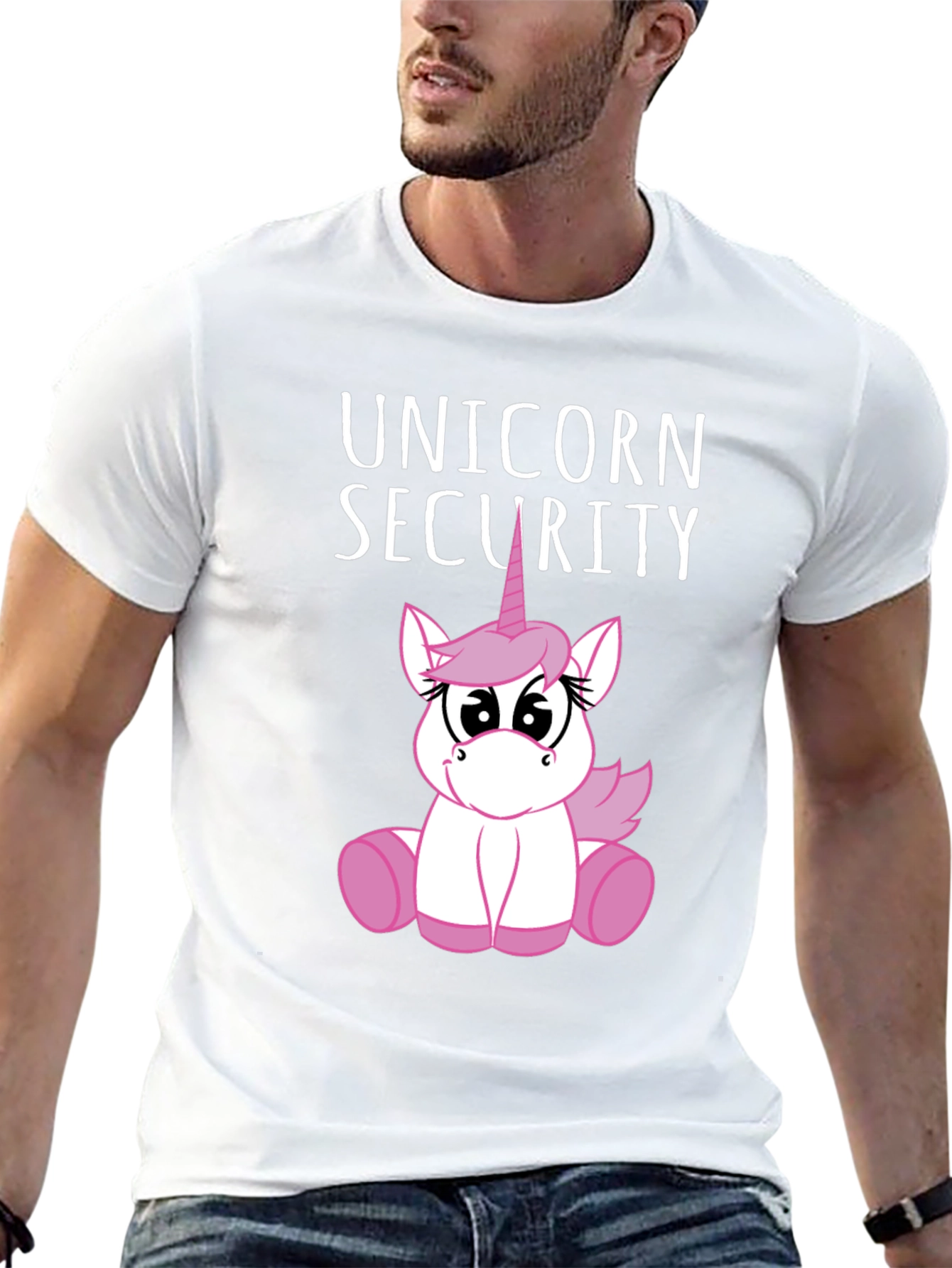 Unicorn Security Graphic T-Shirt