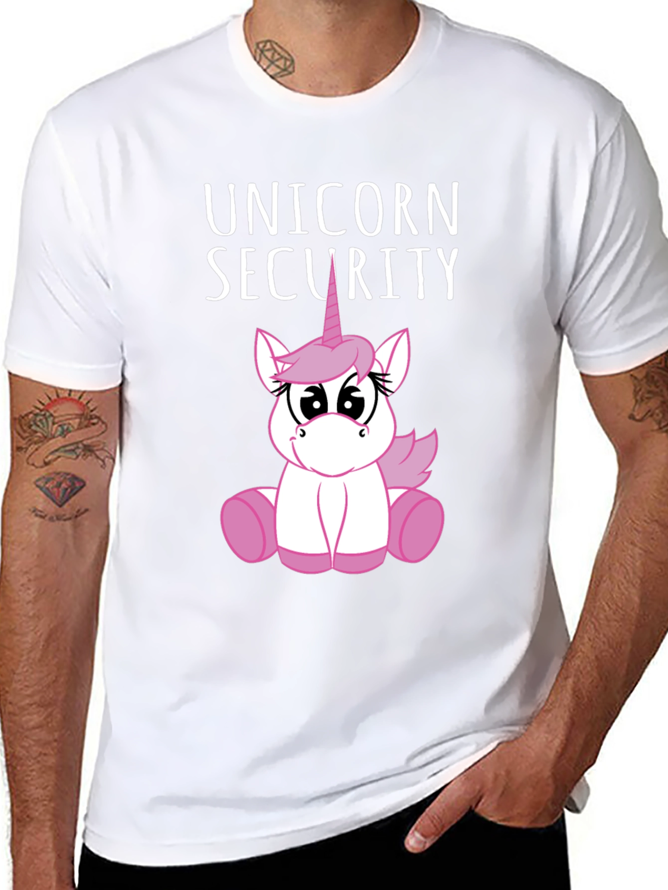 Unicorn Security Graphic T-Shirt