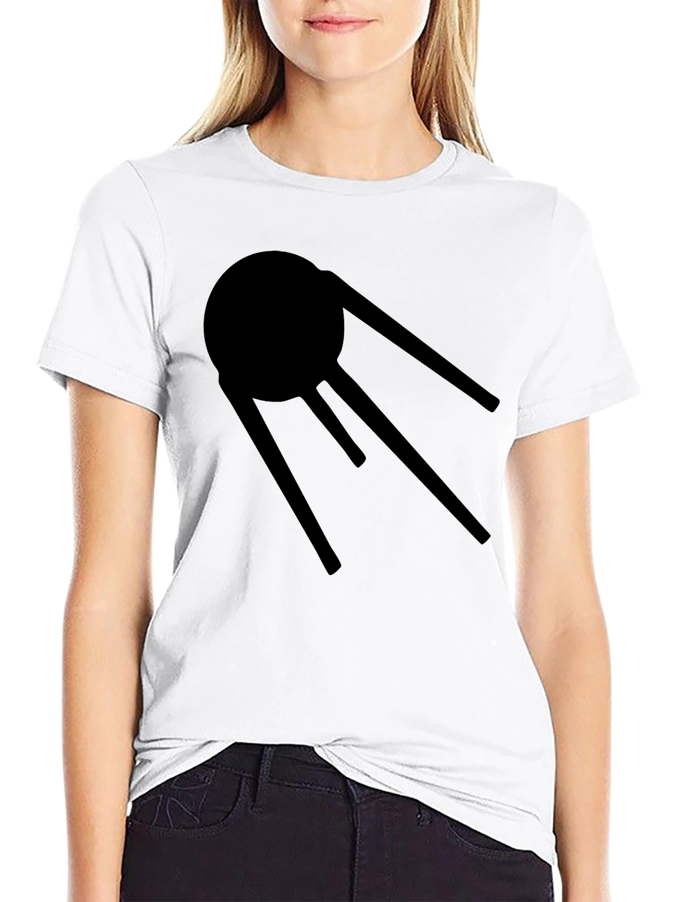 Retro Sputnik T-Shirt - Classic Space Age Design