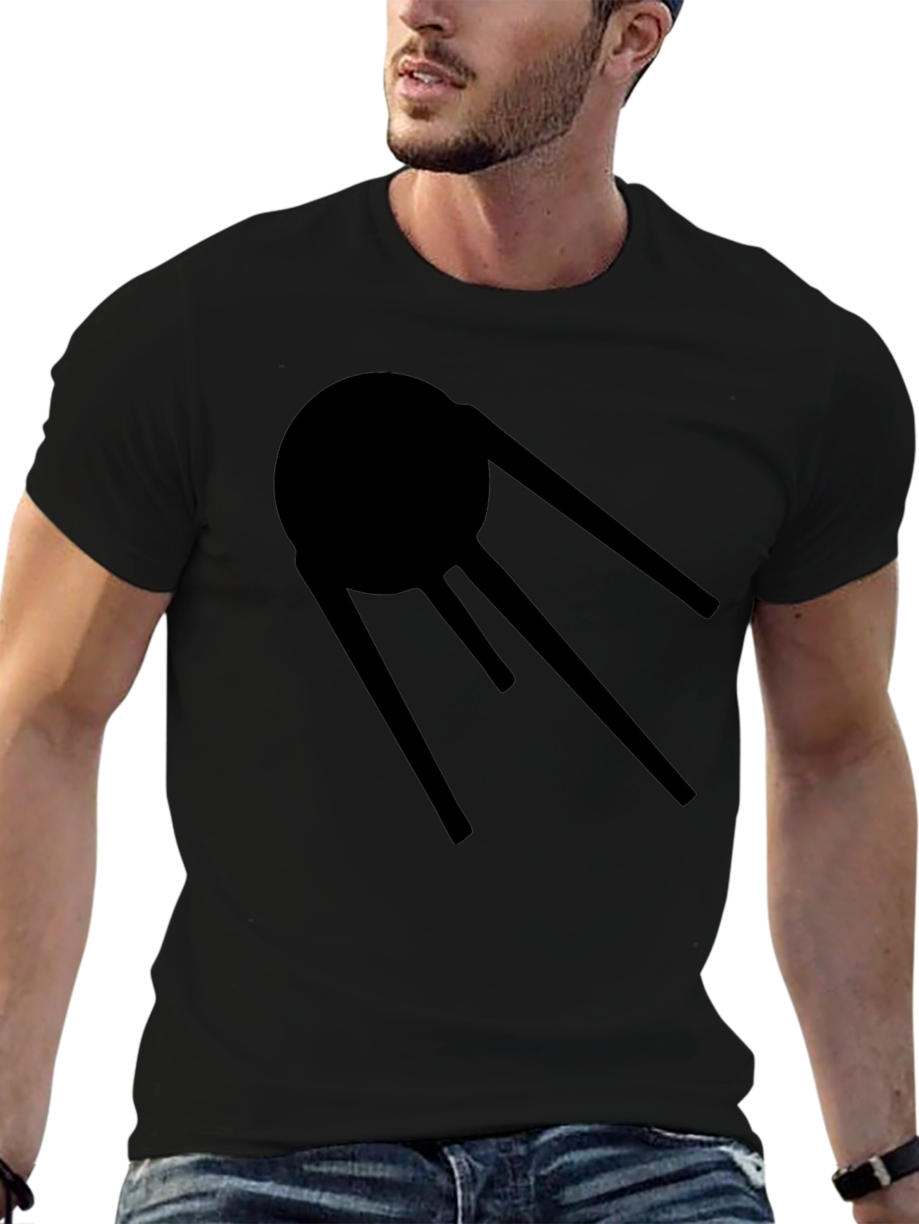 Retro Sputnik T-Shirt - Classic Space Age Design